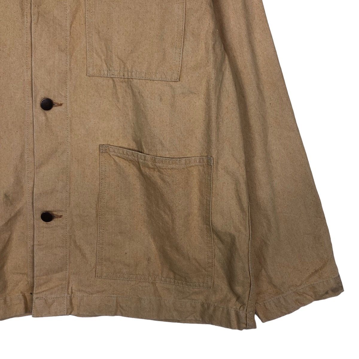 Japanese Brand 🔥Vintage Chore Jacket GU Japan Issey Miyake Design Size US L / EU 52-54 / 3 - 5 Thumbnail