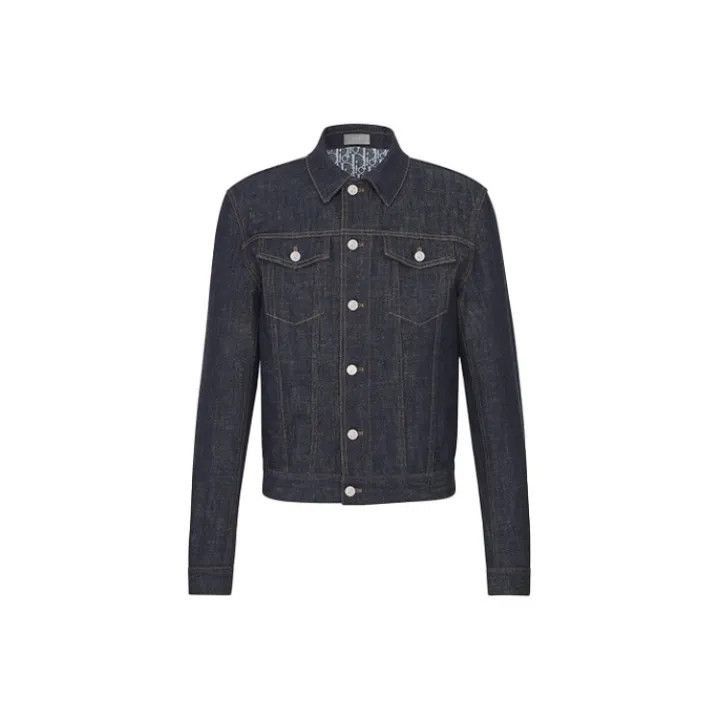 Dior Dior Dior Blue Denim Short Jacket for Men 0079-2507 Size US M / EU 48-50 / 2 - 1 Thumbnail