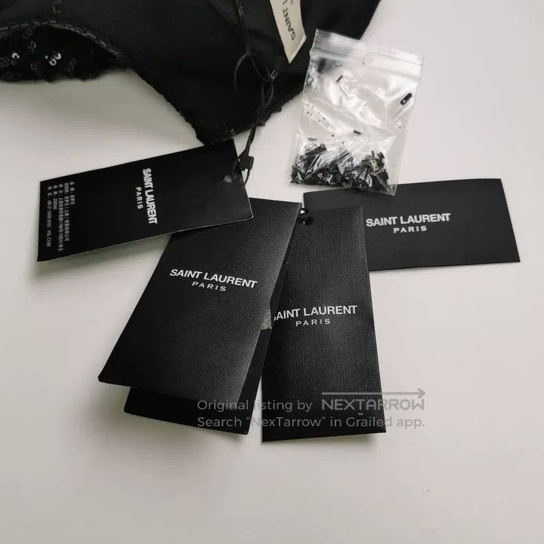 Saint Laurent Paris Saint Laurent Paris Sequined Dress Size XS / US 0-2 / IT 36-38 - 3 Thumbnail