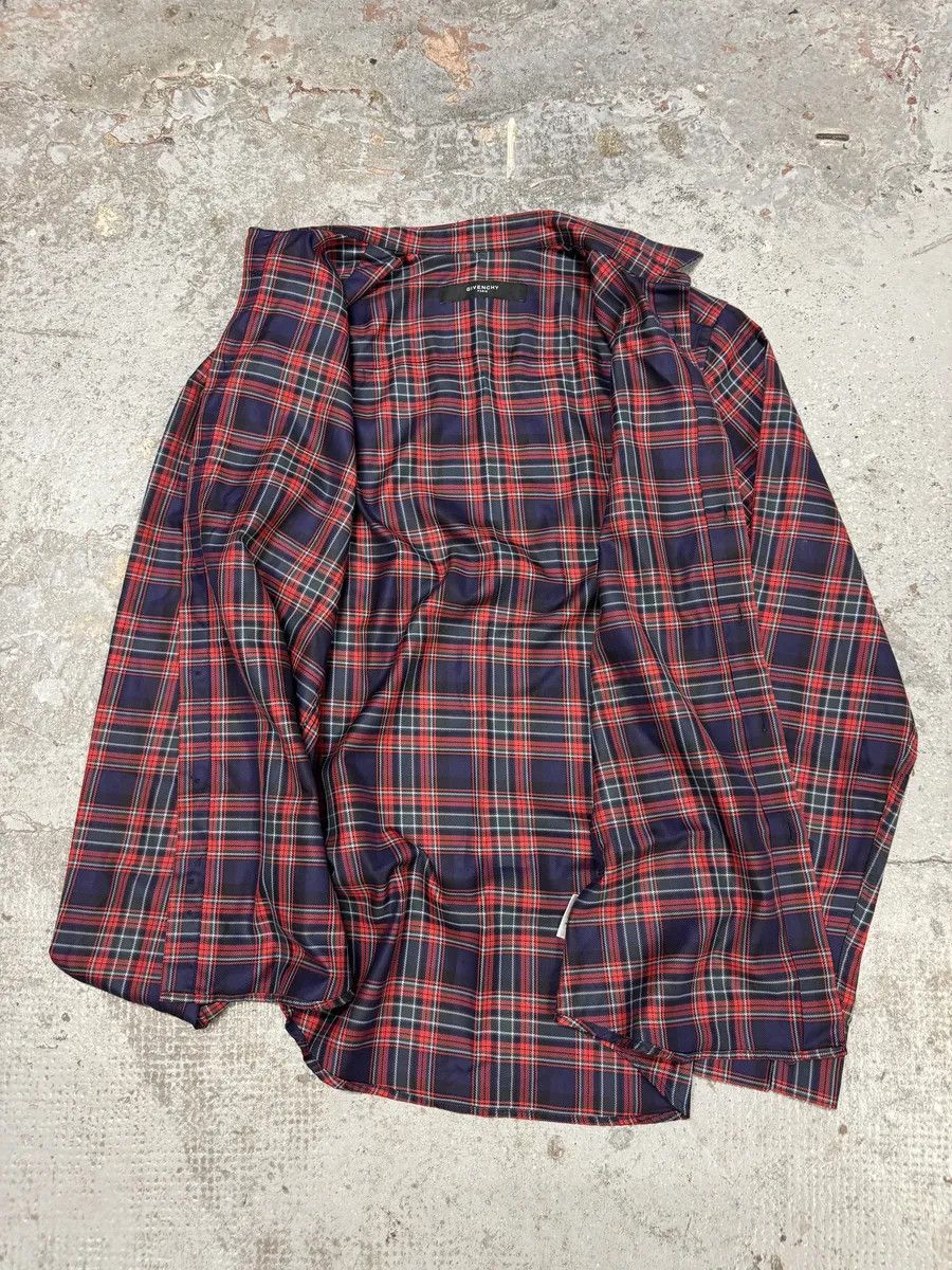Givenchy Givenchy Contemporary Red & Navy Checked Shirt Size US S / EU 44-46 / 1 - 5 Thumbnail