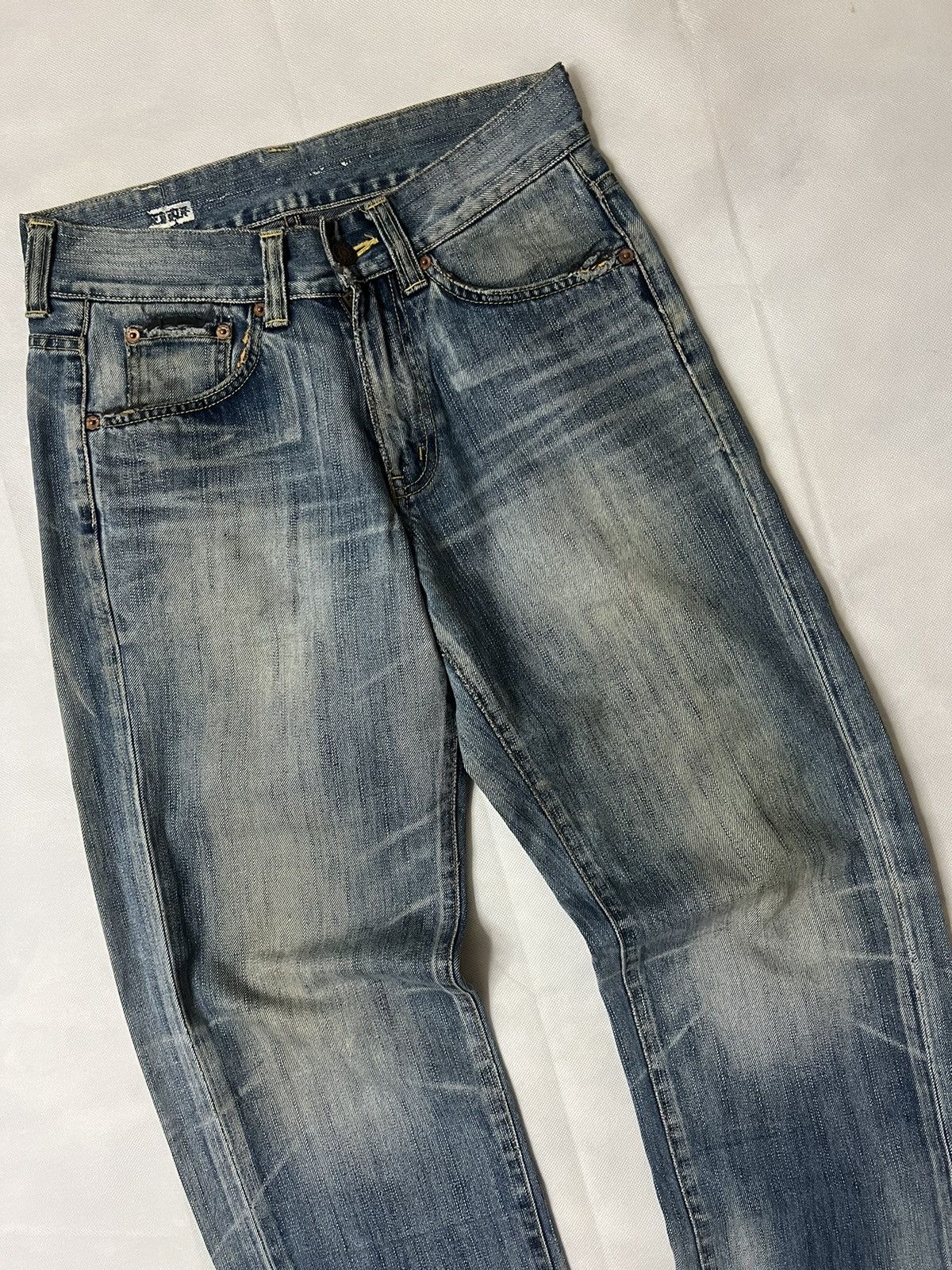 Edwin Vintage Edwin 503 Regular Distressed Denim Size US 29 - 12 Thumbnail