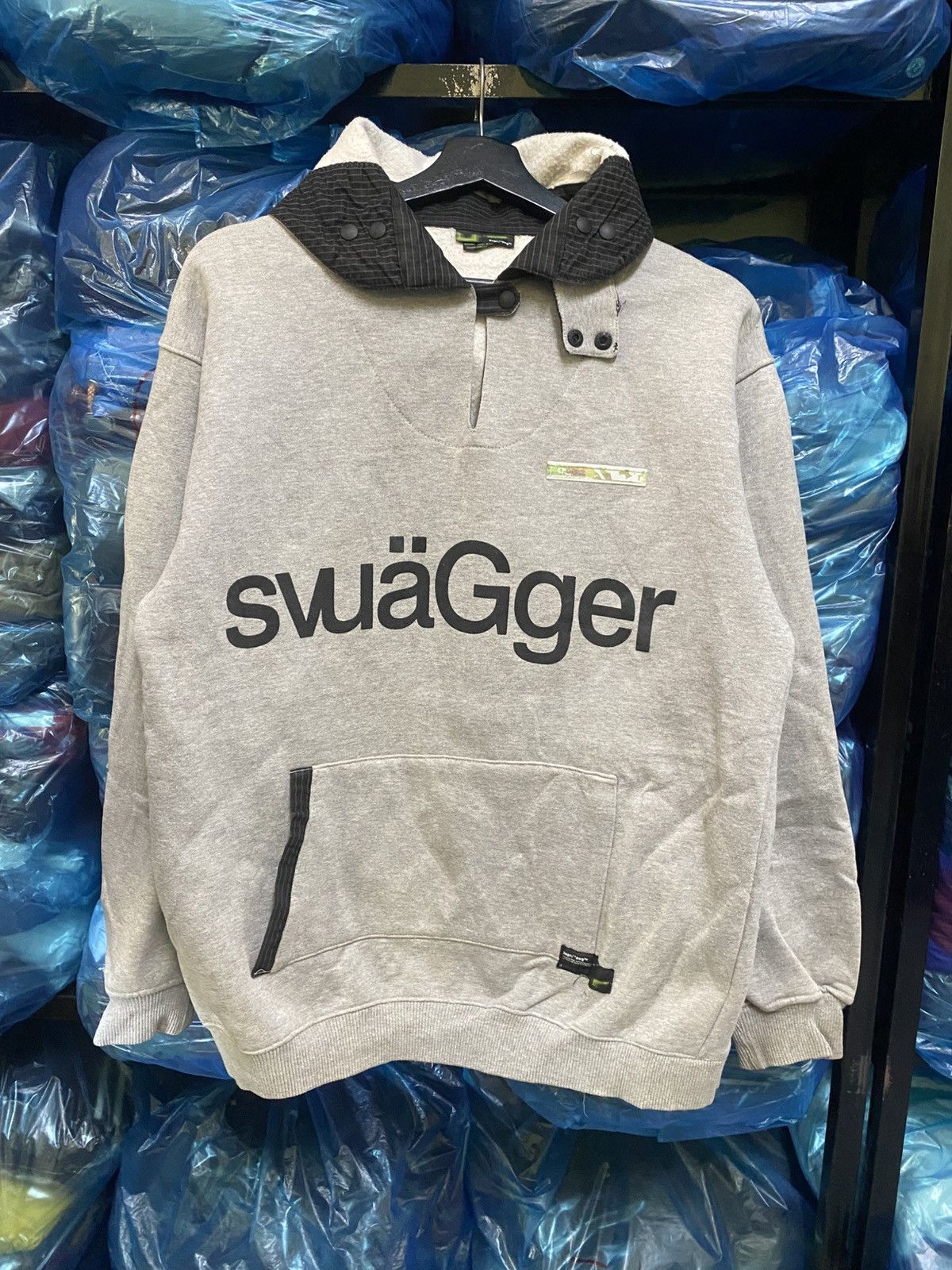 Swagger VINTAGE Y2K SWAGGER PULLOVER HOODIE Size US L / EU 52-54 / 3 - 1 Thumbnail