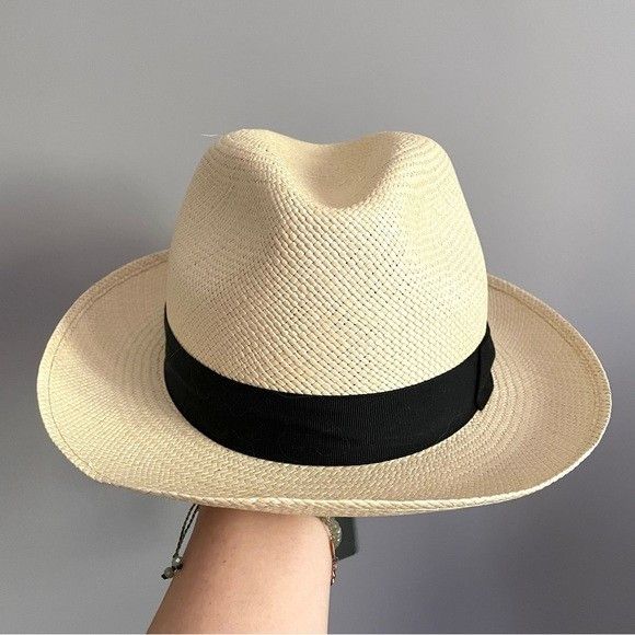 Borsalino Borsalino Straw Panama Hat - made in Italy, NWTs 🇮🇹 Size ONE SIZE - 2 Thumbnail