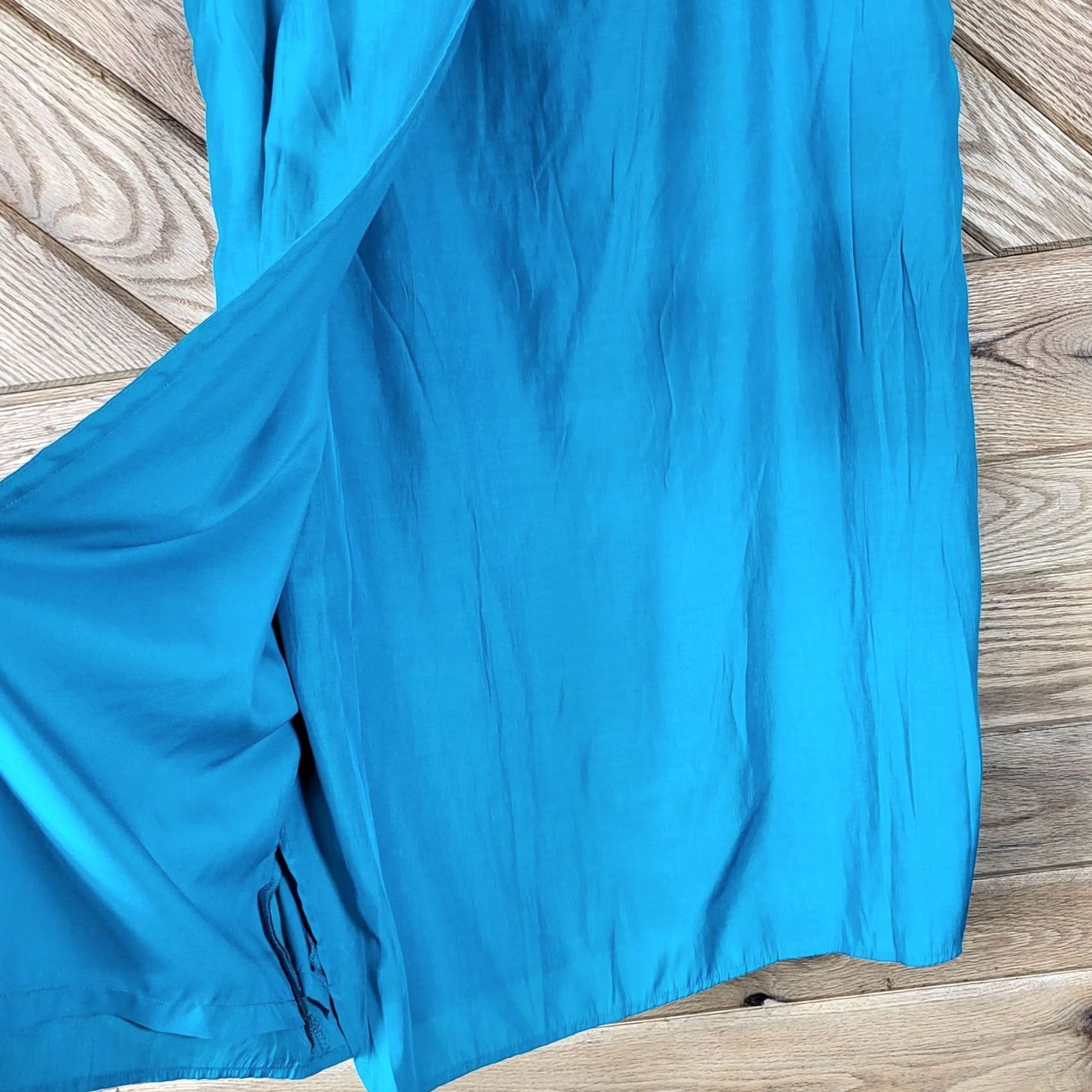 Vintage The Limited Sleeveless Teal Shift Dress Back Zipper L Women Knee Length Casual Ul Neutral? Size L / US 10 / IT 46 - 2 Thumbnail