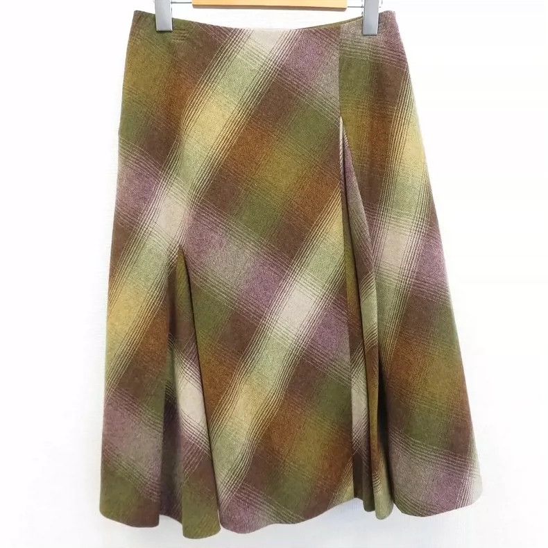 Kenzo KENZO 90s gradient wool skirt Size 24" / US 00 / IT 34 - 1 Thumbnail