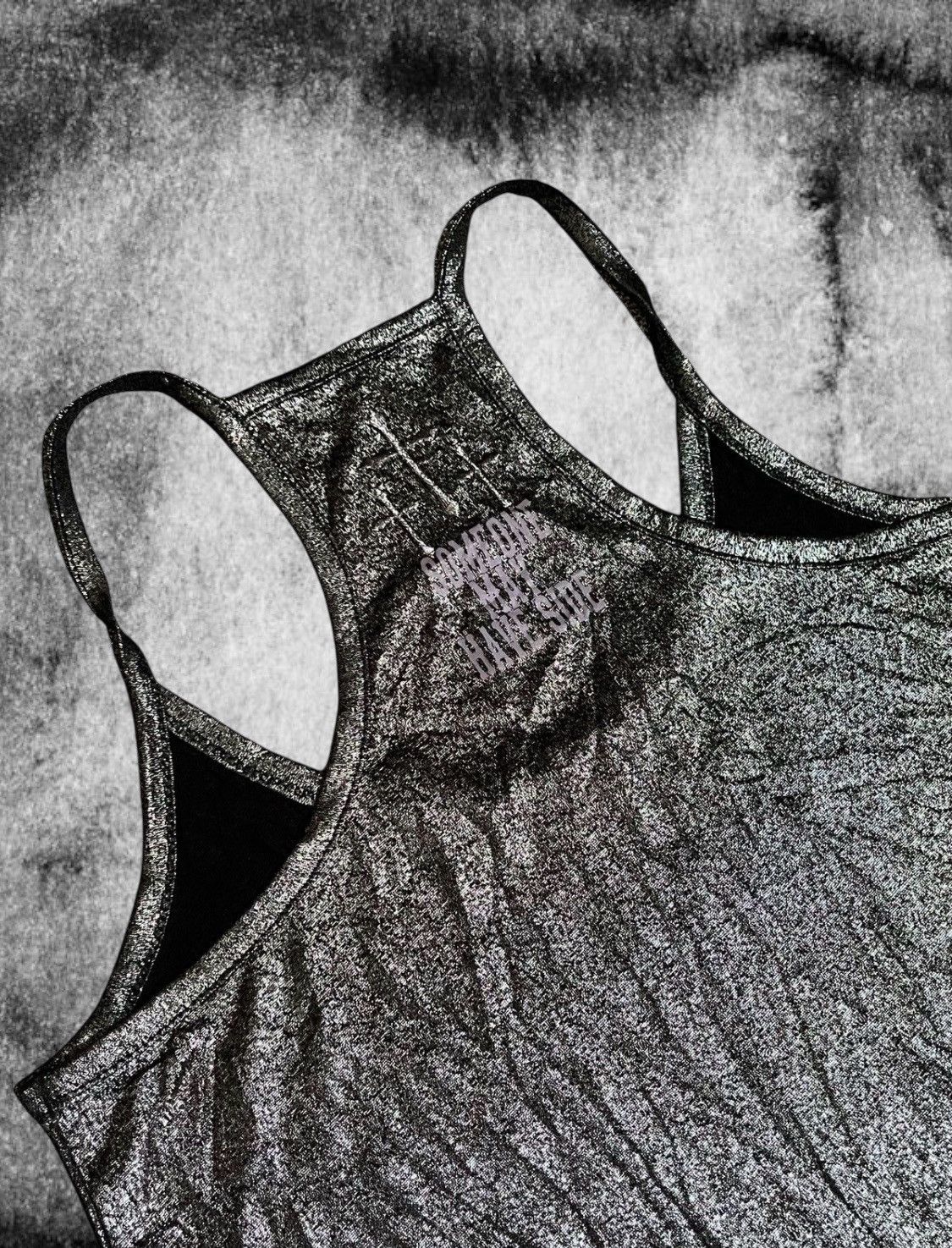 If Six Was Nine Y2K Ghost Of Harlem Glitter Poem Tanktop Size US S / EU 44-46 / 1 - 3 Thumbnail