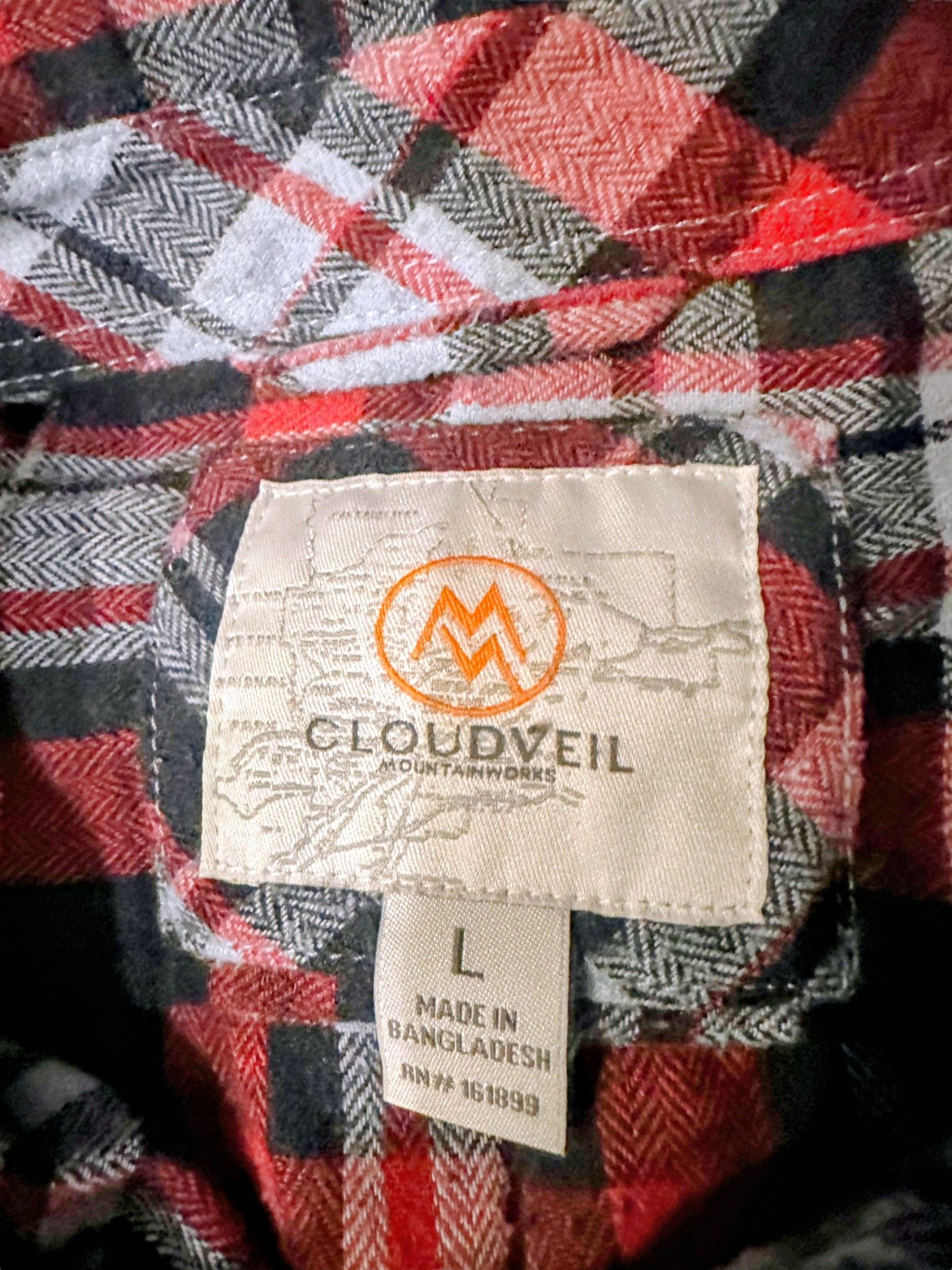 Other Cloudveil Mountainworks Flannel Mens L Plaid Red Hiking Size US L / EU 52-54 / 3 - 3 Thumbnail