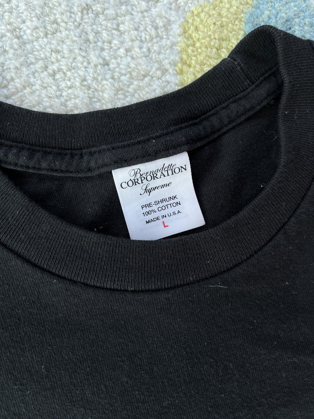 Supreme Supreme Bernadette Corporation Fuck Tee SS23 Black | Grailed