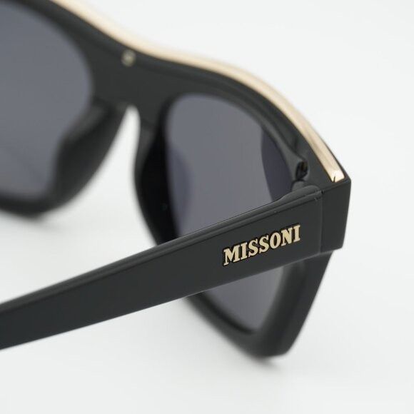 Missoni Missoni MIS 0067/S 0807 IR Sunglasses Black Cat Eye Frame Size ONE SIZE - 9 Thumbnail