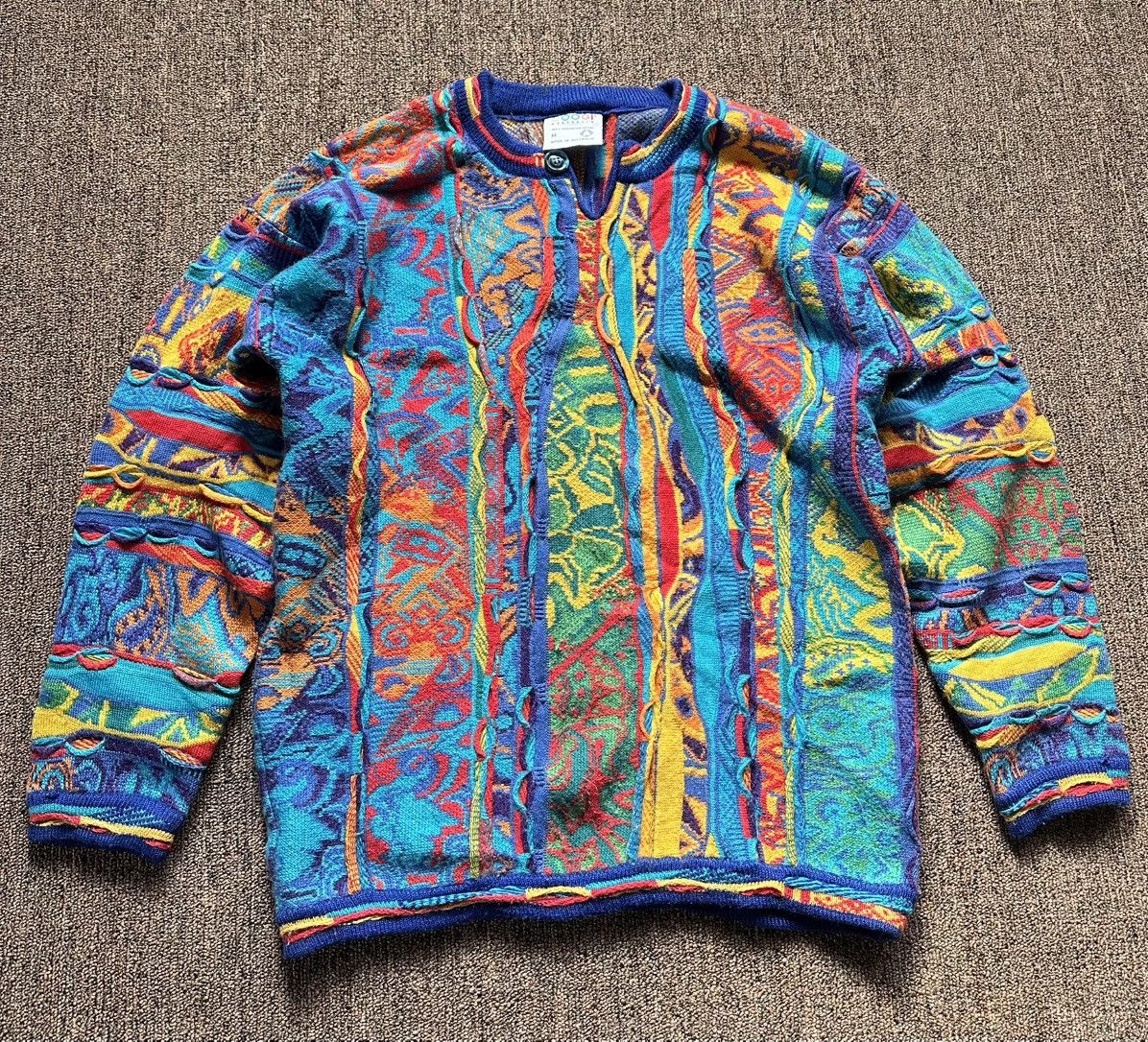 Coogi COOGI Australia Mercerized 3D Knit Multicolor Size M Rare Size US S / EU 44-46 / 1 - 1 Thumbnail