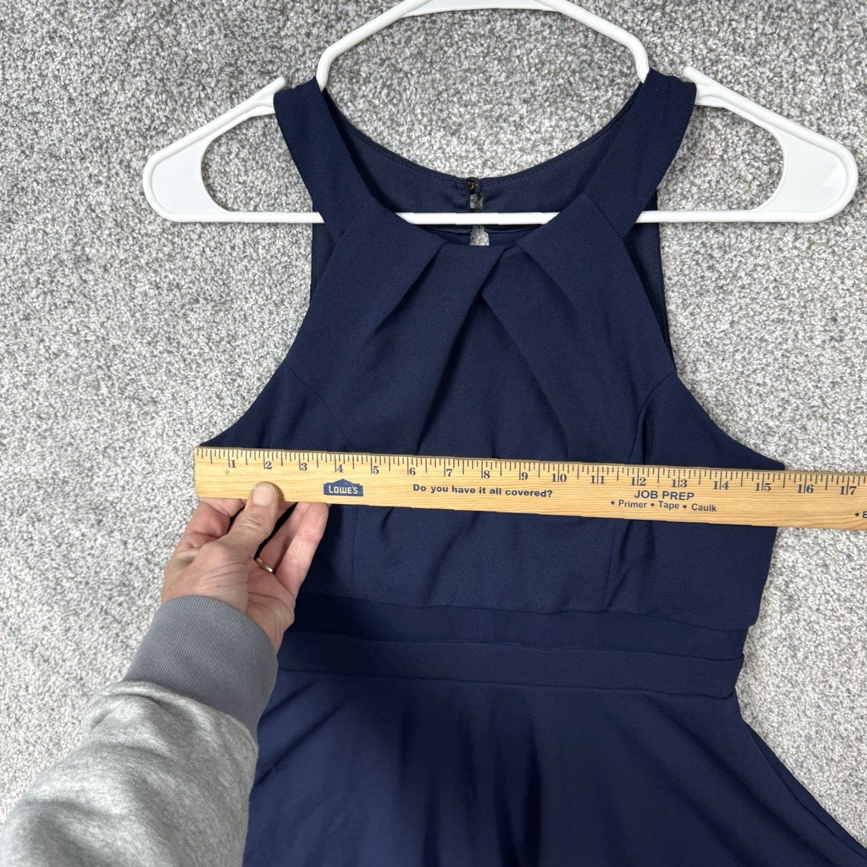Vintage Emerald Sundae Dress L Mini Cocktail Party Clubwear Date Night Flirty Hoco Sleeveless Halter Button Fashion Women Short Dress Size L / US 10 / IT 46 - 4 Thumbnail