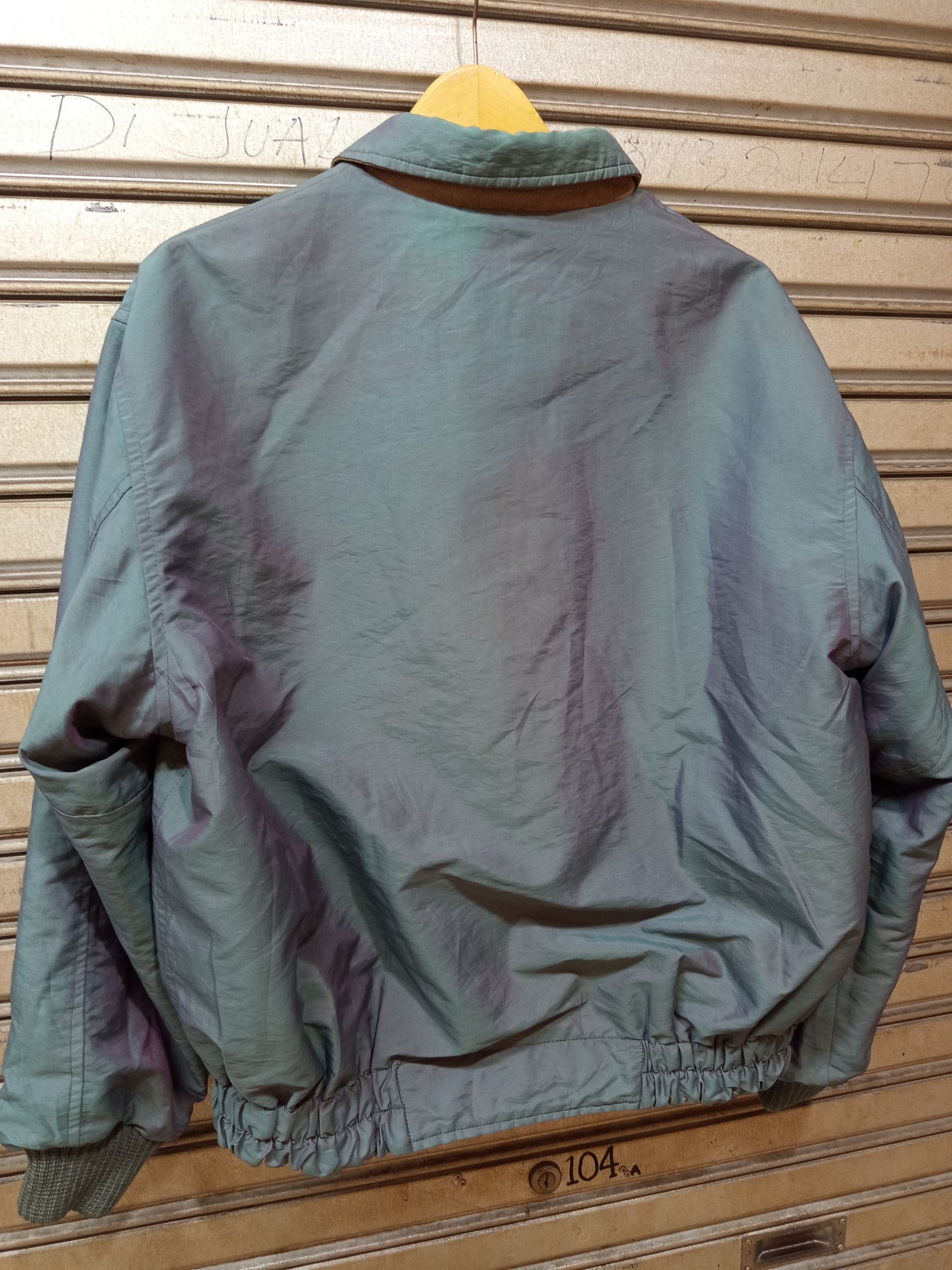 Aquascutum 1990s Aquascutum Reversible Bomber Jacket Size US L / EU 52-54 / 3 - 10 Thumbnail