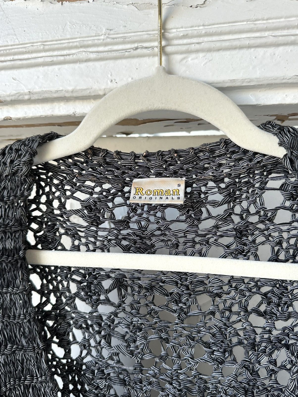 Beauty Beast × If Six Was Nine × Vintage Vintage Knit Grey Cardigan Size S / US 4 / IT 40 - 6 Thumbnail