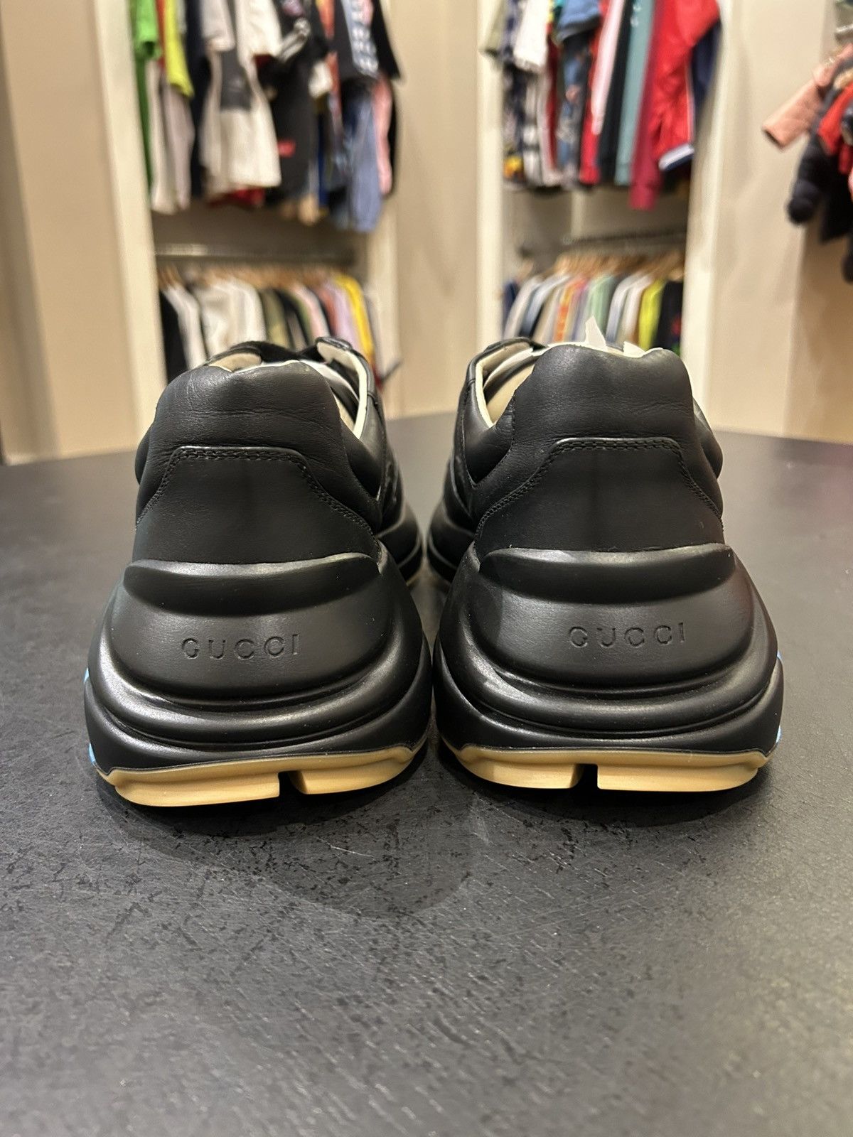 Gucci Gucci Rython Stripe Sneakers Size US 10.5 / EU 43-44 - 5 Thumbnail