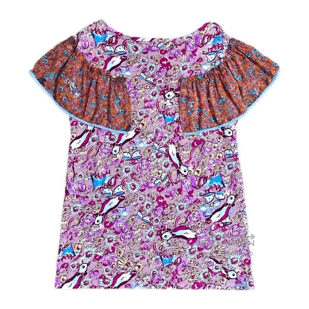 Tsumori Chisato Tsumori Chisato Asymmetric Shoulder Floral Top. Size M / US 6-8 / IT 42-44 - 5 Thumbnail