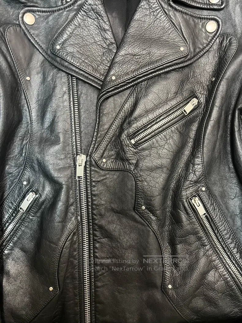 Saint Laurent Paris Saint Laurent Paris Multi-zip Sheepskin Studs Guitar Leath Size US XL / EU 56 / 4 - 4 Thumbnail