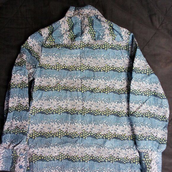 Other Vintage Jan Celeste Floral Psychedelic Polyester Shirt Size M / US 6-8 / IT 42-44 - 5 Thumbnail