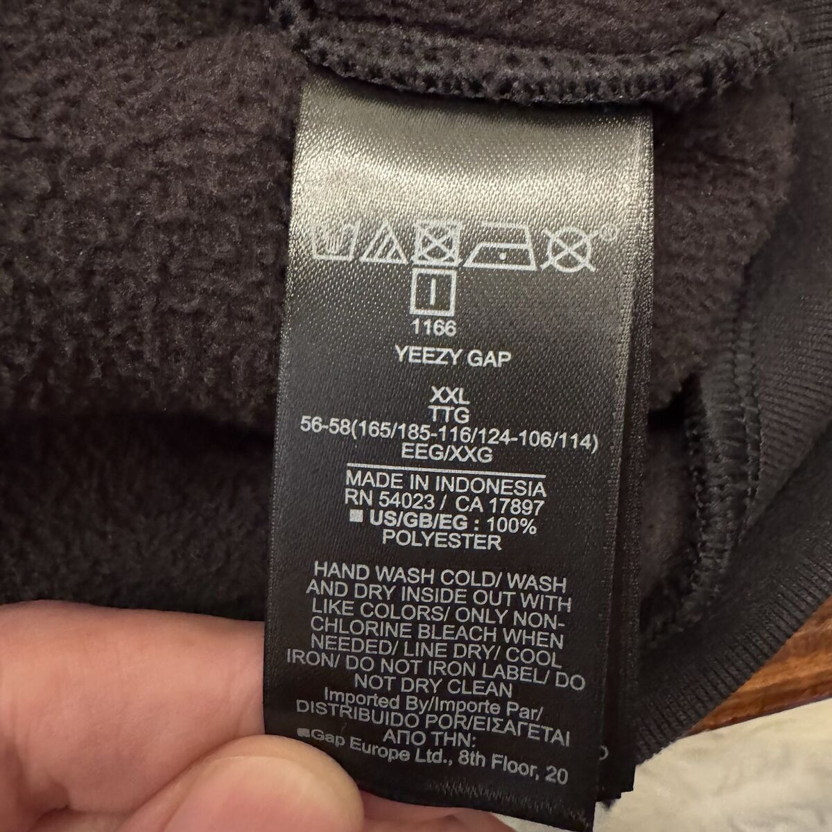 Gap × Yeezy Yeezy x Gap Unreleased Polar Fleece Pullover Hoodie Size US XXL / EU 58 / 5 - 6 Thumbnail