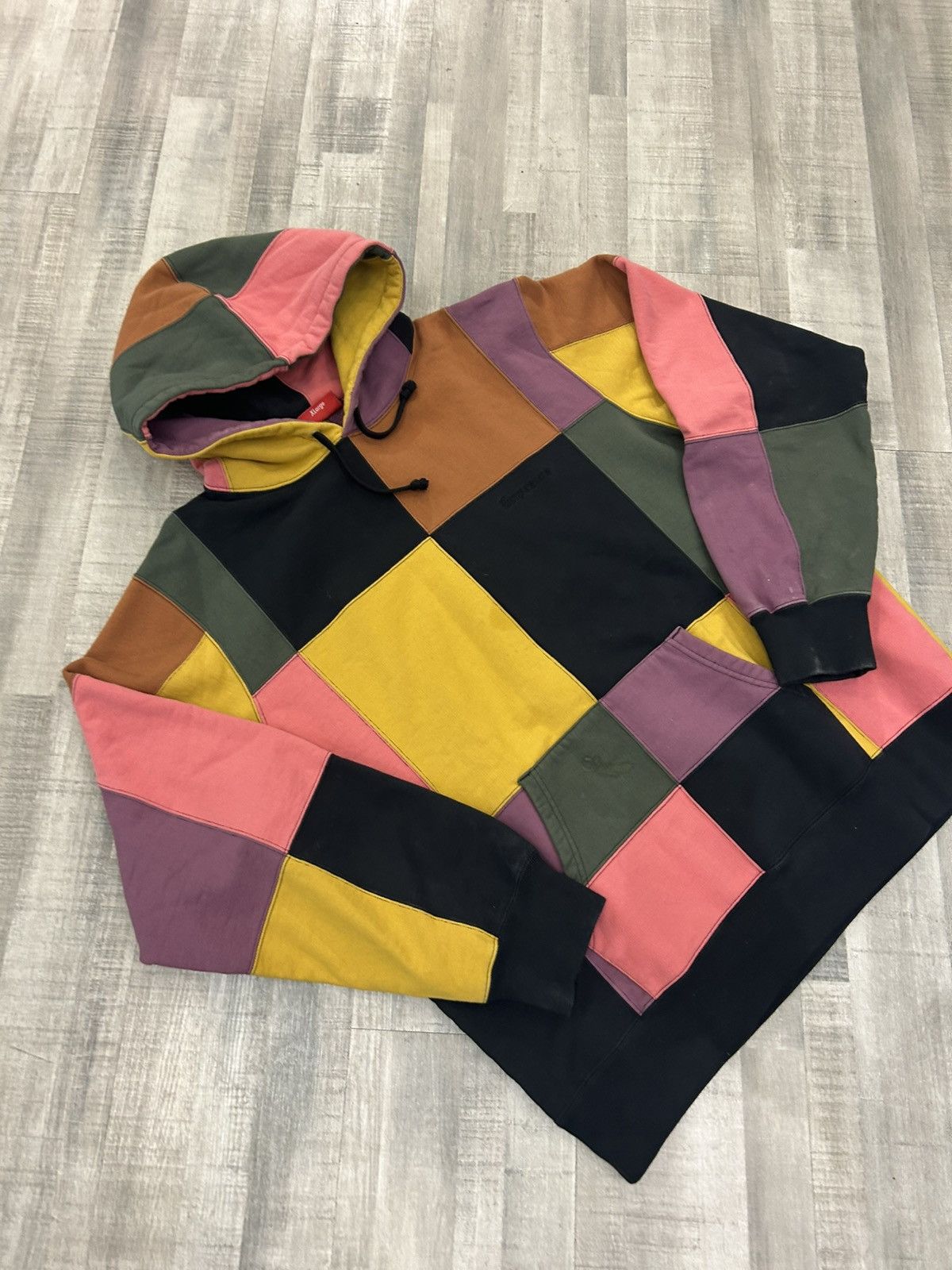 Supreme Supreme Patchwork Hooded Sweatshirt Size US XL / EU 56 / 4 - 2 Thumbnail