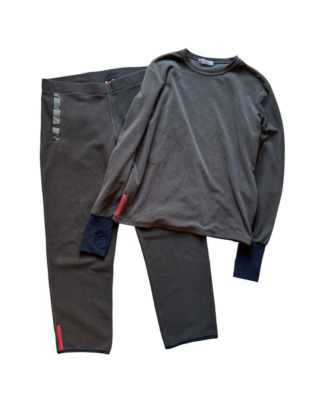 Prada ARCHIVE A/W 1999 FLEECE SKI SET SWEATER /PANTS Size US M / EU 48-50 / 2 - 2 Thumbnail