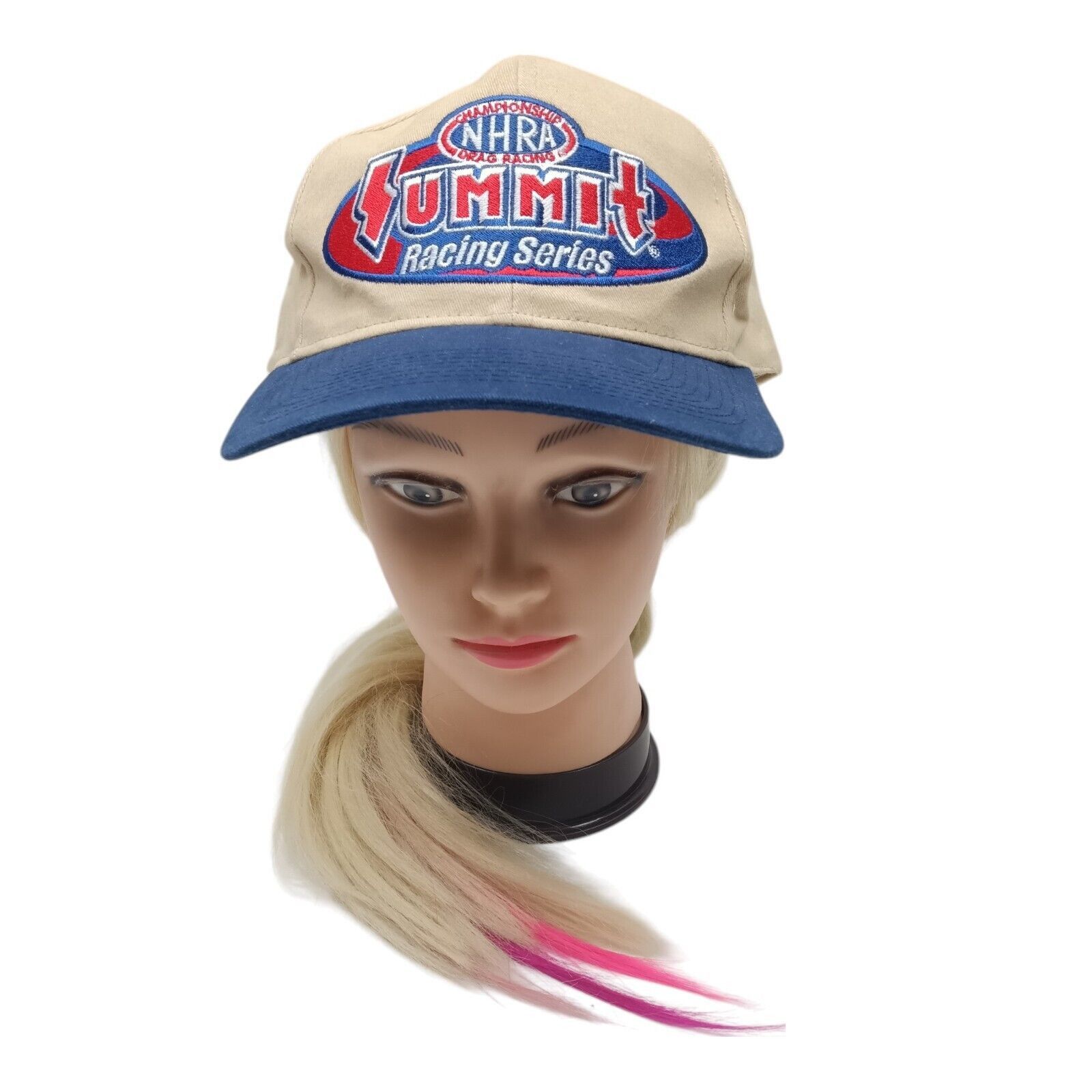 Thrasher NHRA Summit Tan & Blue Snapback Hat Racing Series Size ONE SIZE - 1 Thumbnail