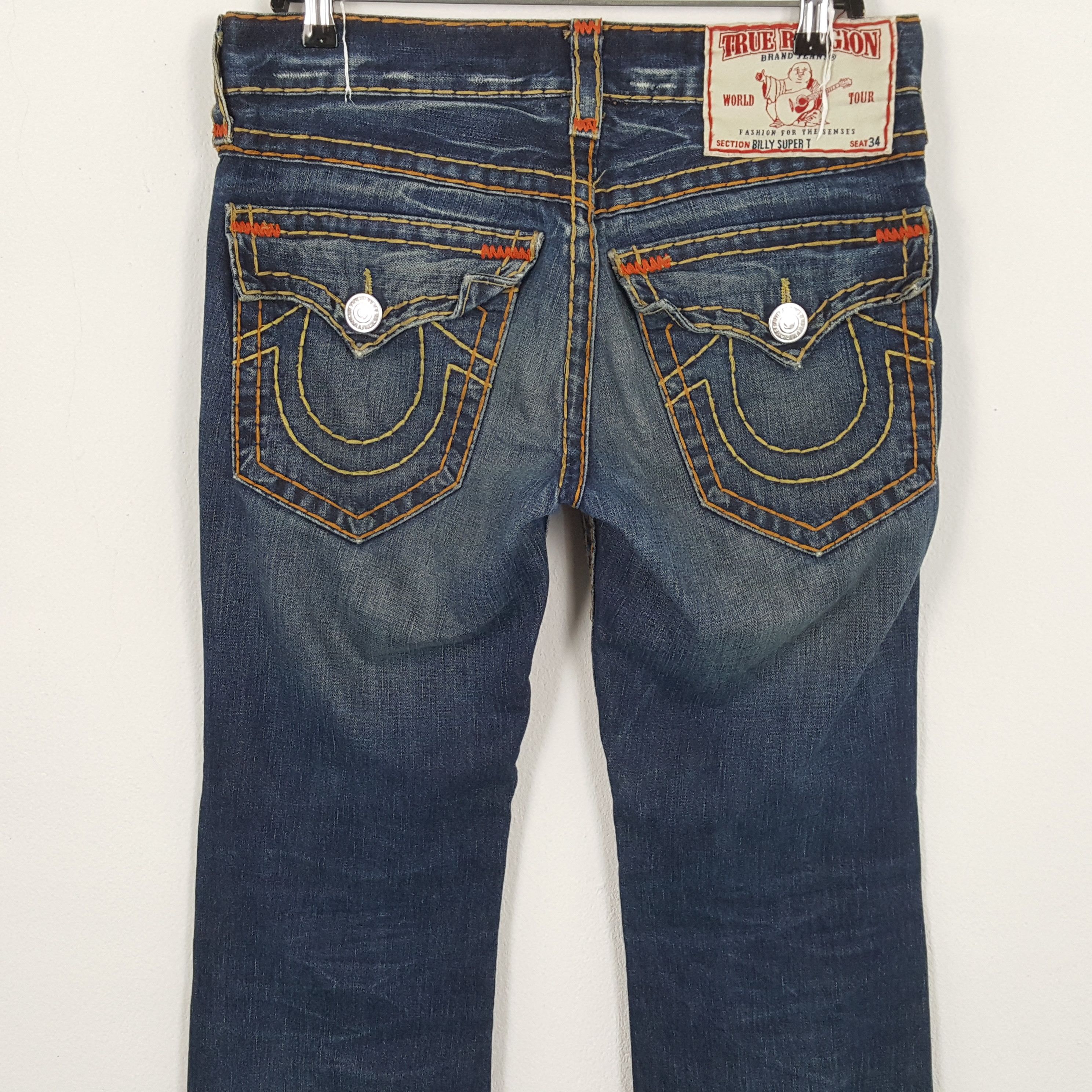 True Religion × Vintage TRUE RELIGION Daily Streetwear Fashion Style Jeans Size US 33 - 2 Thumbnail