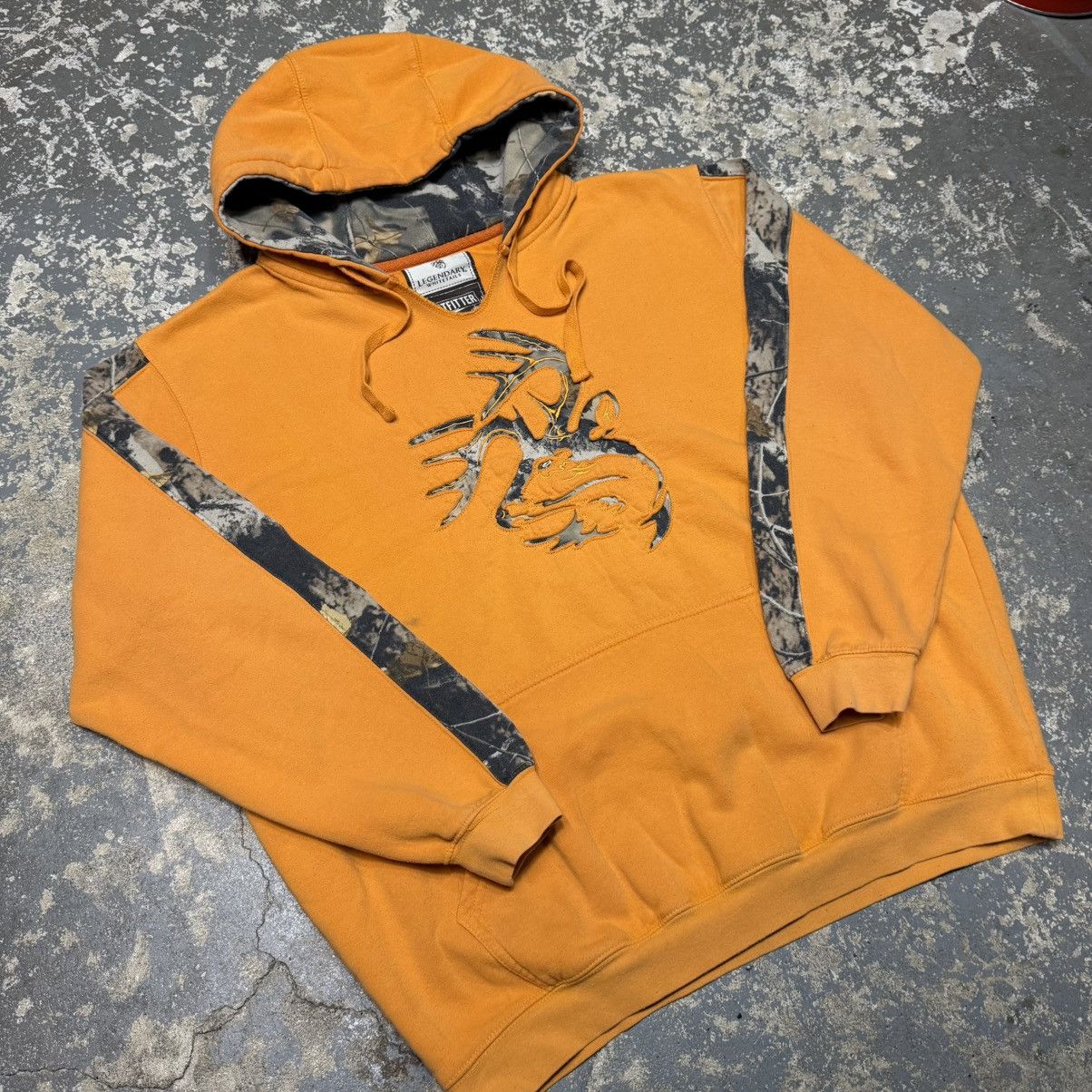 Vintage Vintage RealTree Legendary Essential Camo Orange Hoodie Swea Size US XL / EU 56 / 4 - 9 Thumbnail