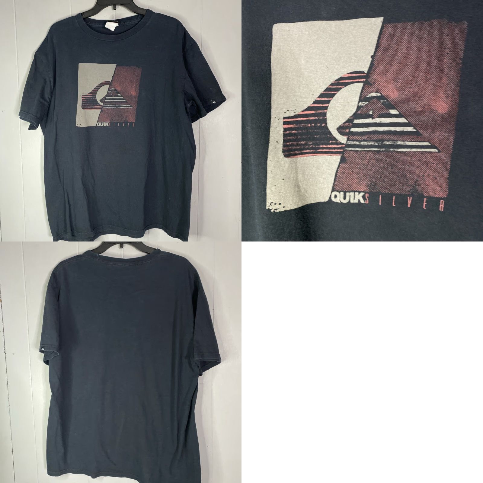 Quiksilver VINTAGE Quiksilver T-Shirt Surfing Beach Grunge Black L Mens 90s Gift? Size US L / EU 52-54 / 3 - 8 Thumbnail