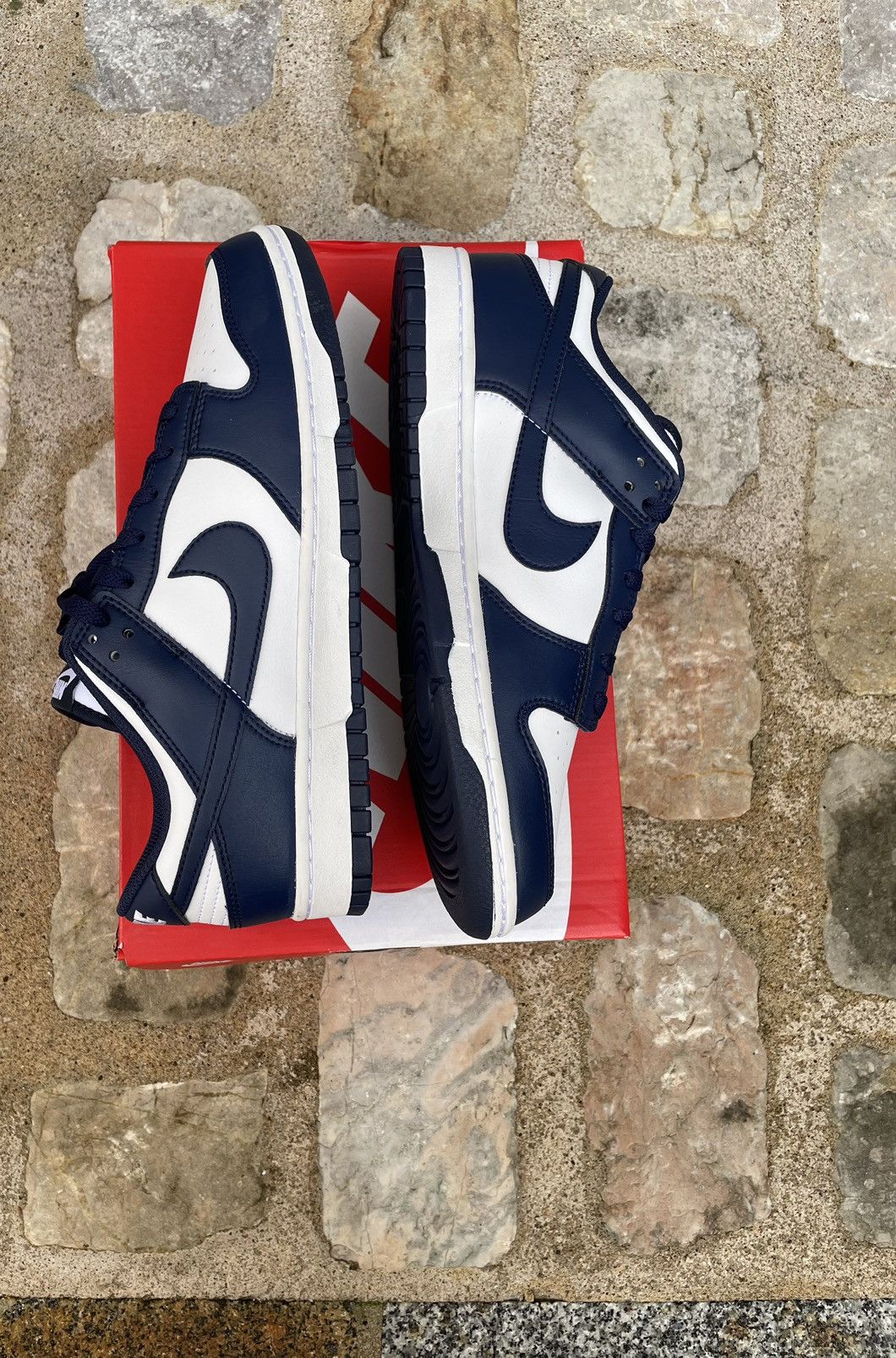 Nike Dunk low retro blue navy Size US 11 / EU 44 - 7 Thumbnail