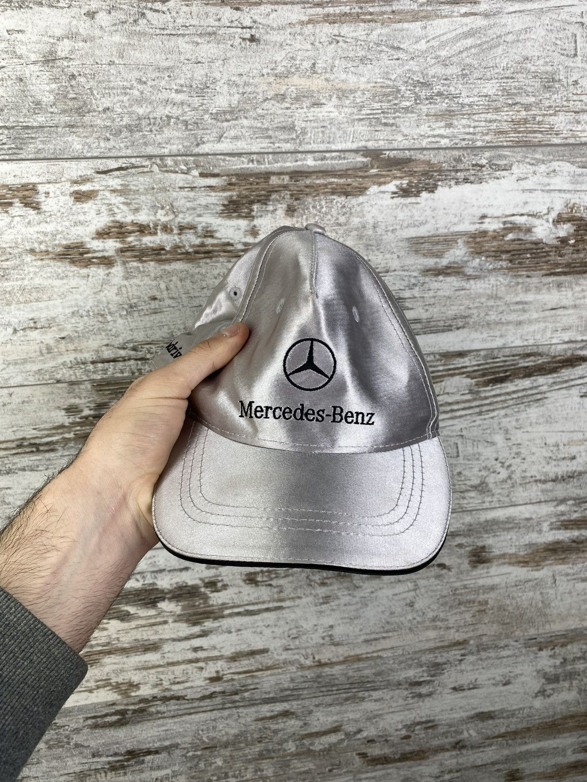Mercedes-Benz × Vintage Mens Vintage Mercedes Benz Cap amg petronas hats racing Size ONE SIZE - 1 Thumbnail