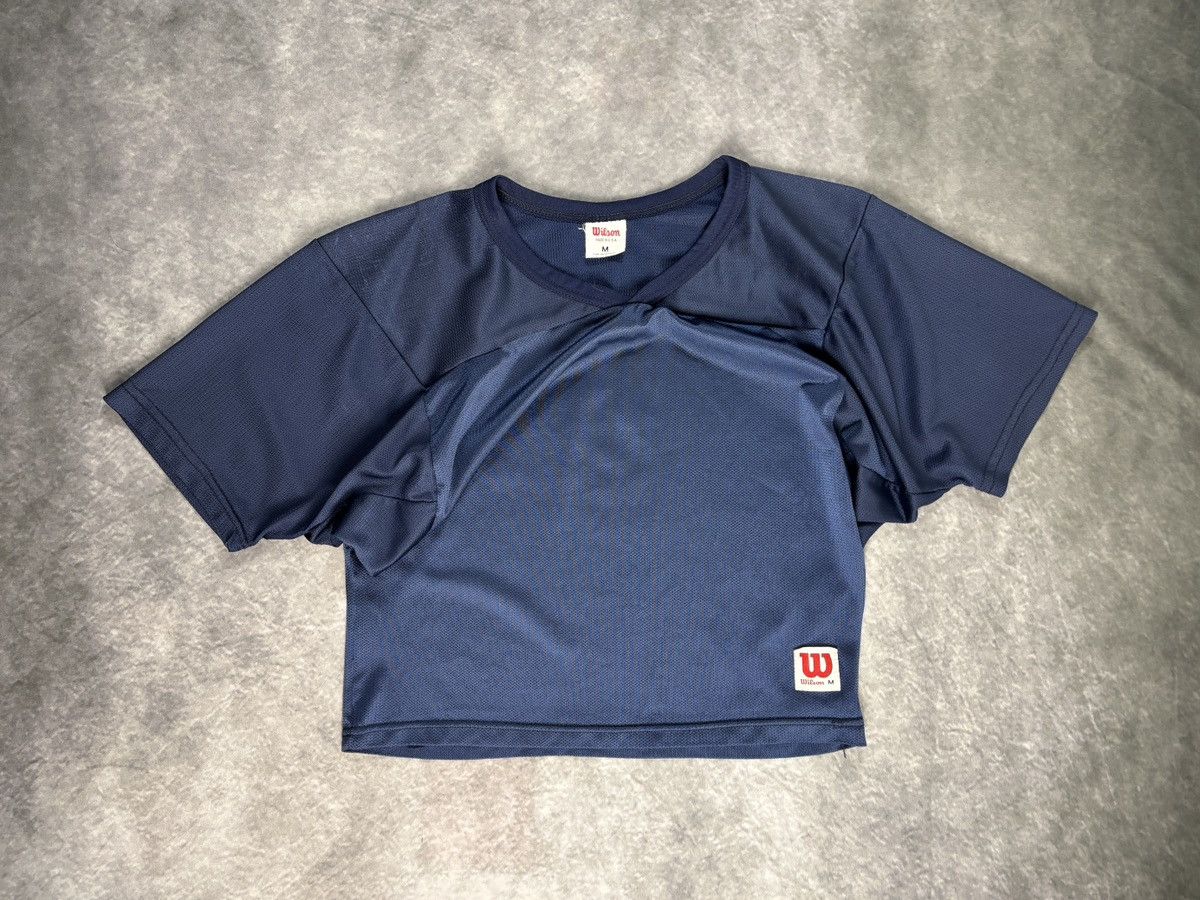 Wilson Vintage Wilson Football Jersey Blank Crop Short 80s 90s Prac Size US S / EU 44-46 / 1 - 14 Thumbnail