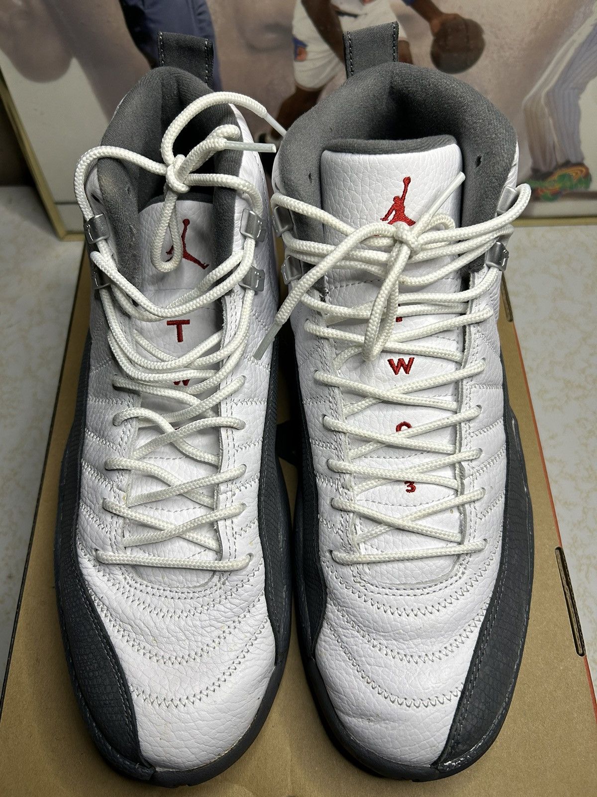 Air Jordan 12 Retro White Grey 2019