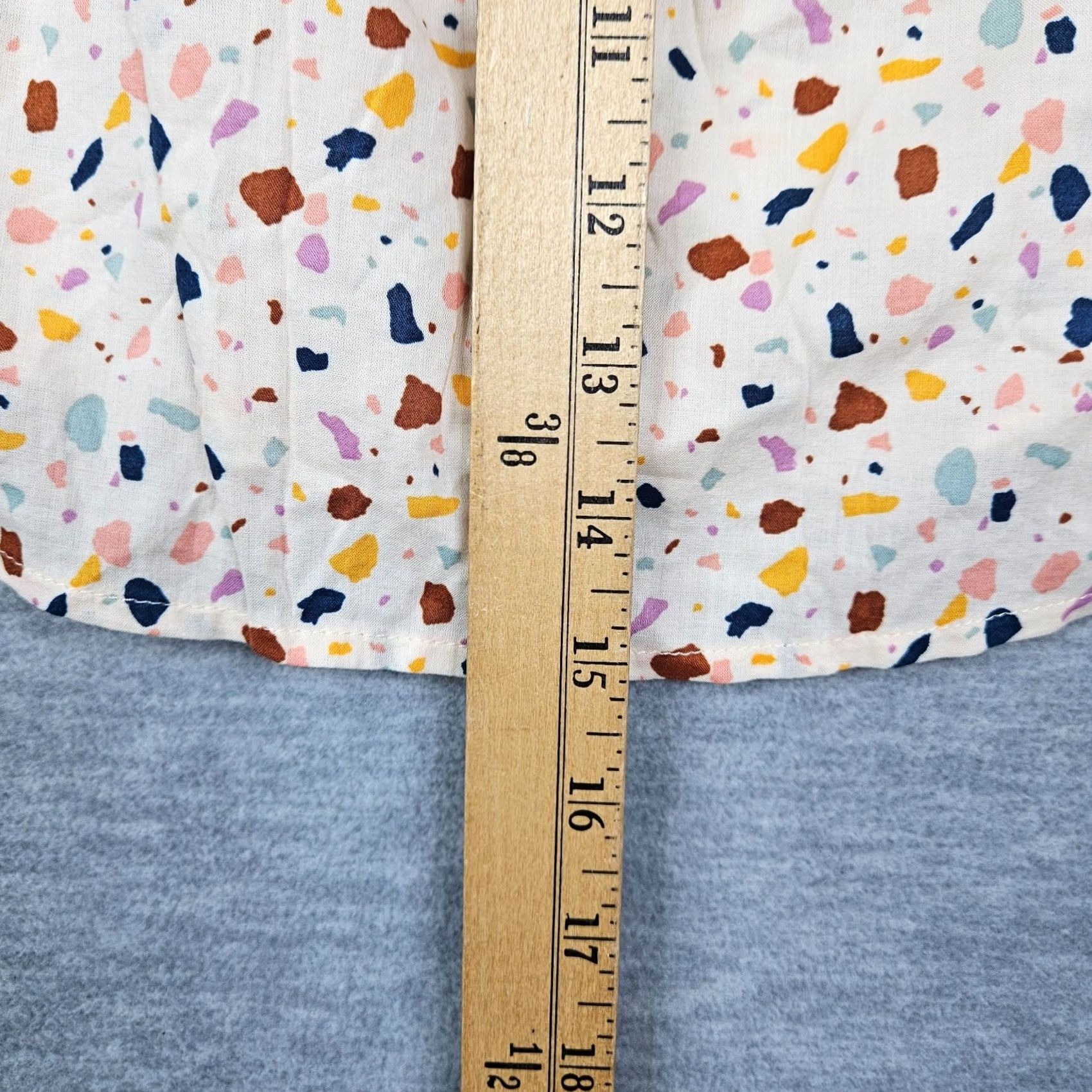 Madewell Madewell Tank Tie Front Terrazzo Cami Top Size 8 Multicolor Sleeveless Cotton Blend Regular Womens New Size M / US 6-8 / IT 42-44 - 5 Thumbnail
