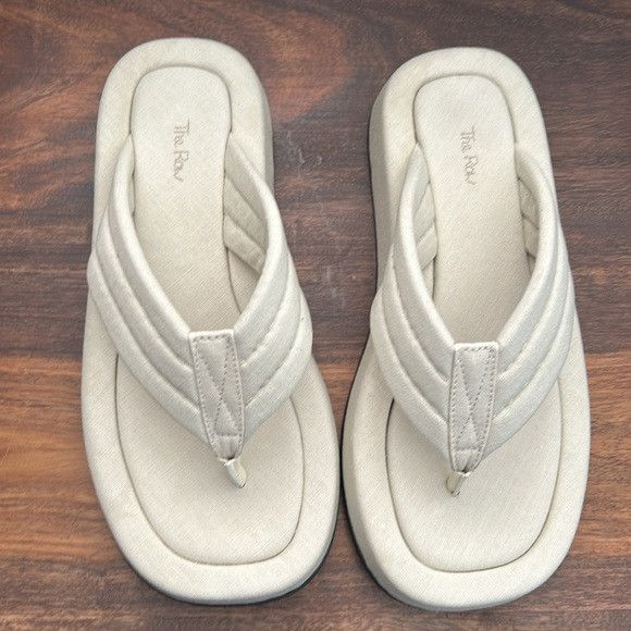 The Row NEW SSENSE THE ROW - Ginza sandals 37 ivory made in Italy Size US 7 / IT 37 - 1 Thumbnail