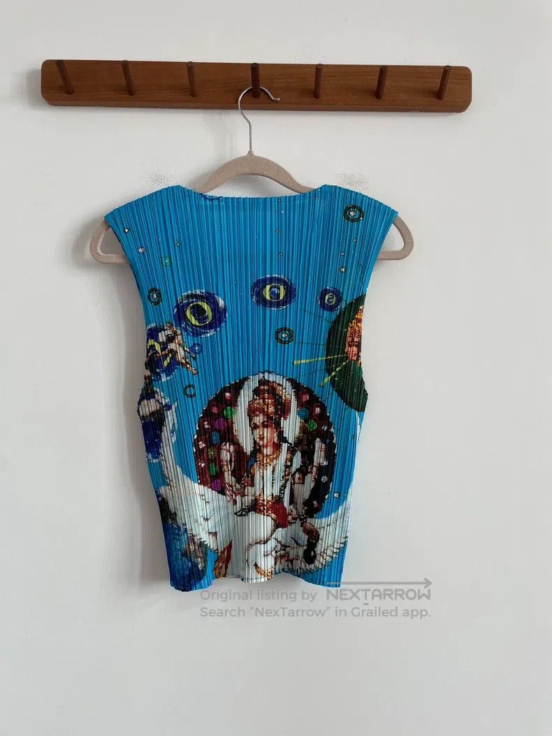 Issey Miyake Issey Miyake Blue Vest Size L / US 10 / IT 46 - 2 Thumbnail