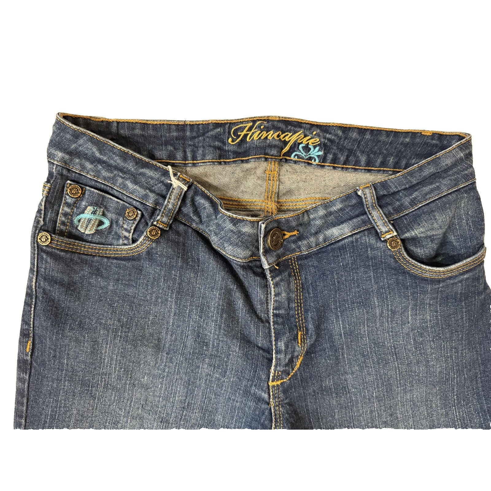 & Other Stories Hincapie Women’s Size 30 Y2K Jeans Bootcut Embroidered RARE Size 30" / US 8 / IT 44 - 3 Thumbnail