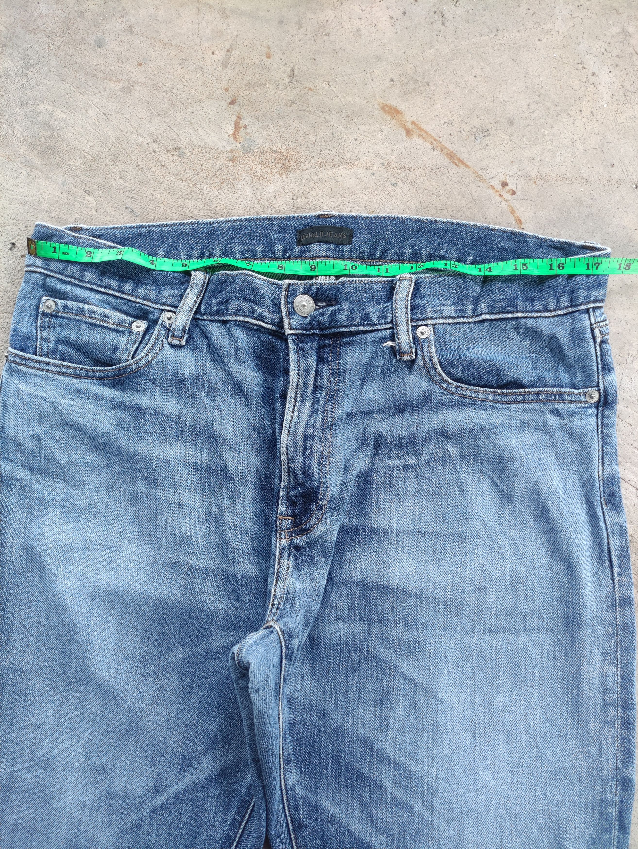 Japanese Brand Vintage Japanese Jean Distressed Faded Denim Size US 35 - 6 Thumbnail