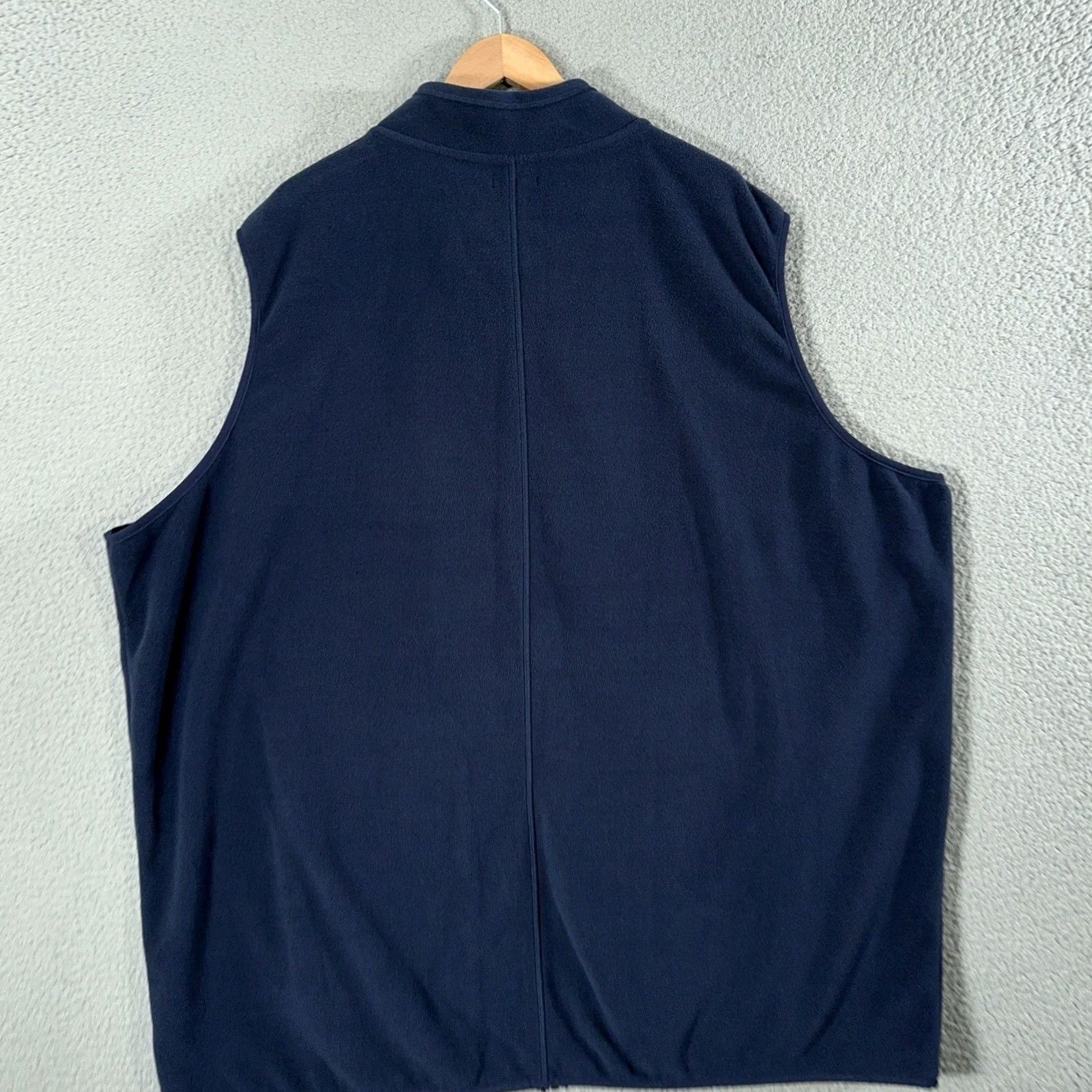 Vintage DXL Vest Mens 4XLT Tall Blue Full Zip Fleece Jacket Size US XXL / EU 58 / 5 - 3 Thumbnail