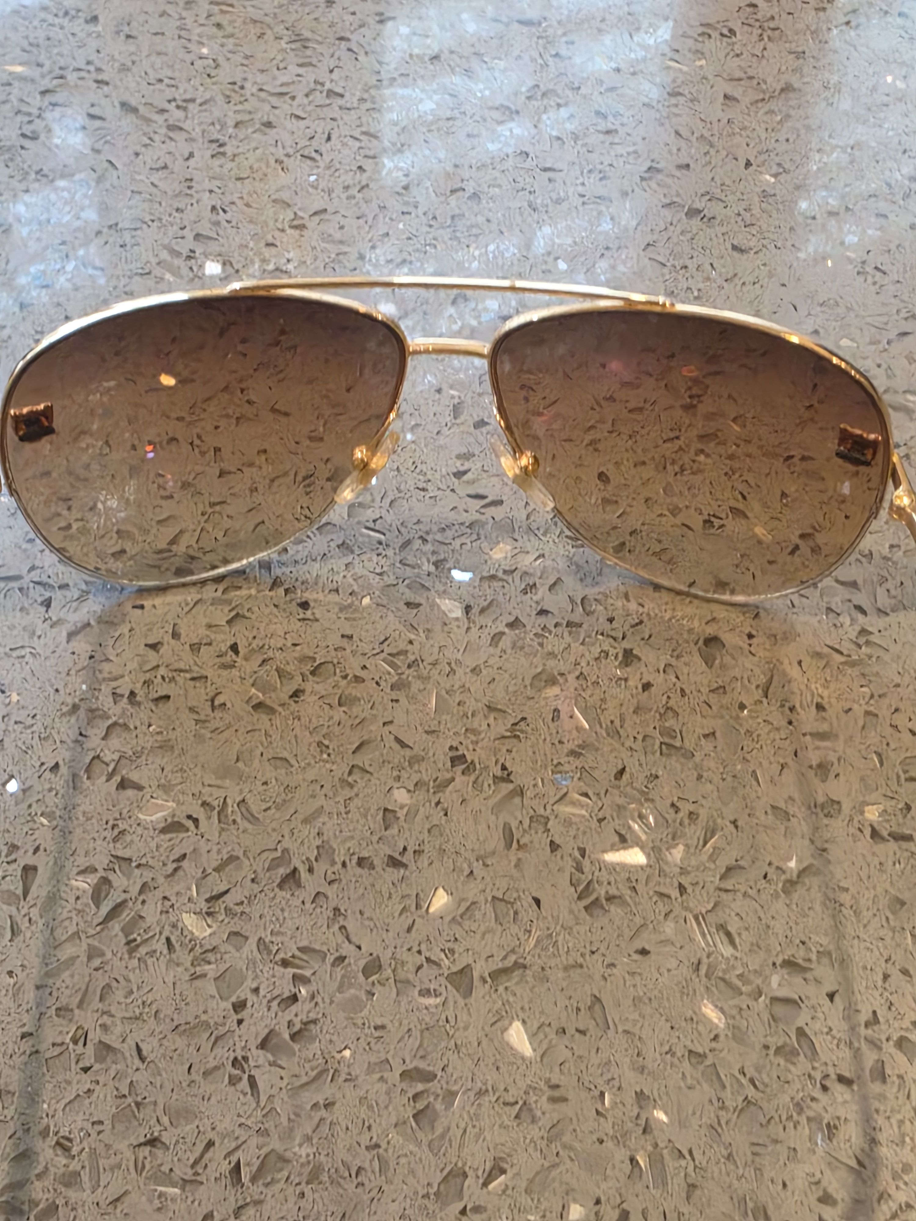 Cartier Cartier Panthère De Cartier 60MM Aviator Unisex Sunglasses Size ONE SIZE - 7 Thumbnail