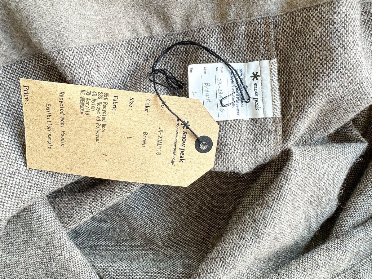 Snow Peak Snow Peak Wool Dobby Hoodie Size US L / EU 52-54 / 3 - 7 Thumbnail