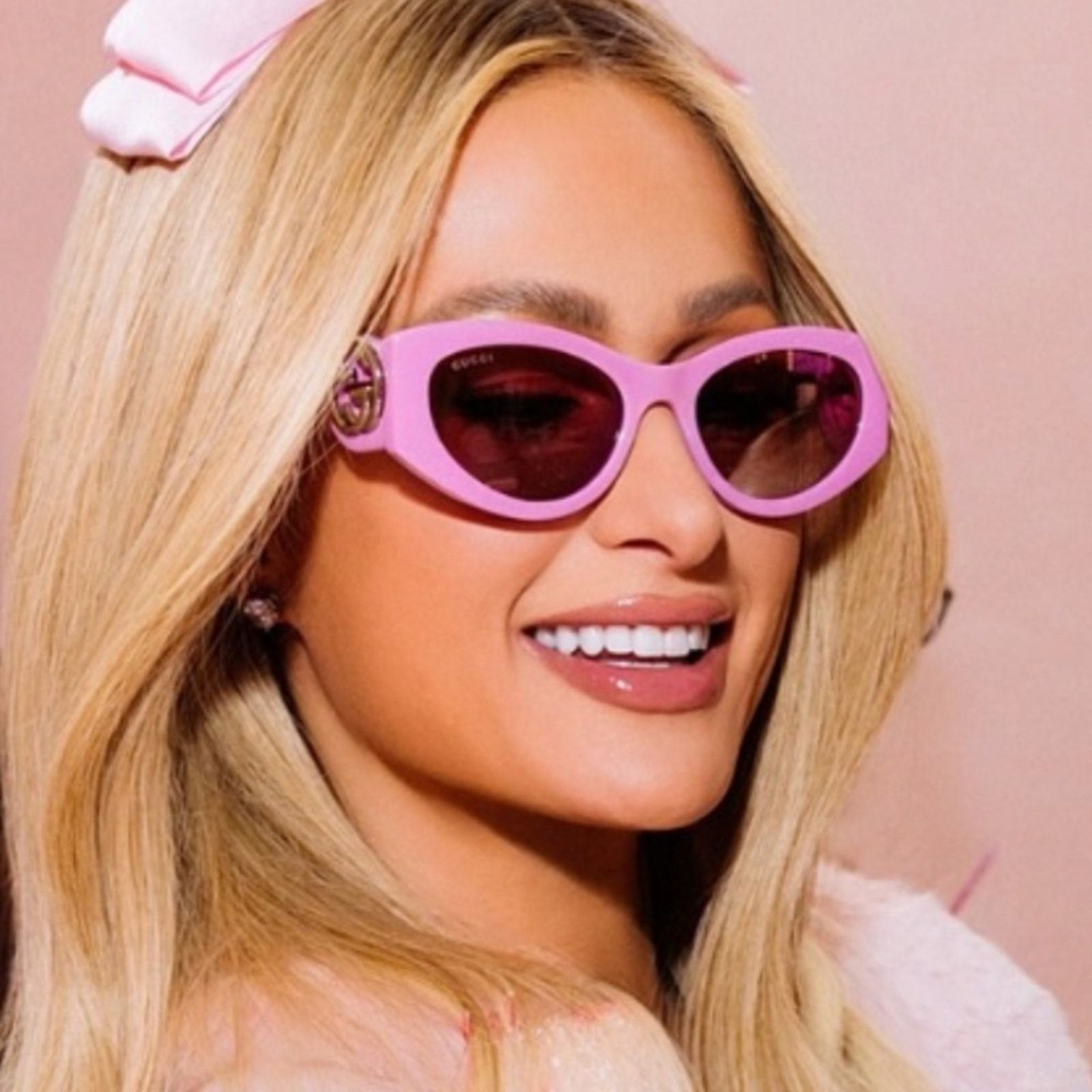 NEW Gucci GG1691S 003 Pink Mirror Women Oval Sunglasses GG 1691S Gucci Acetate Interlocking G Sunglasses GG1691S Pink 1783277  main image 2