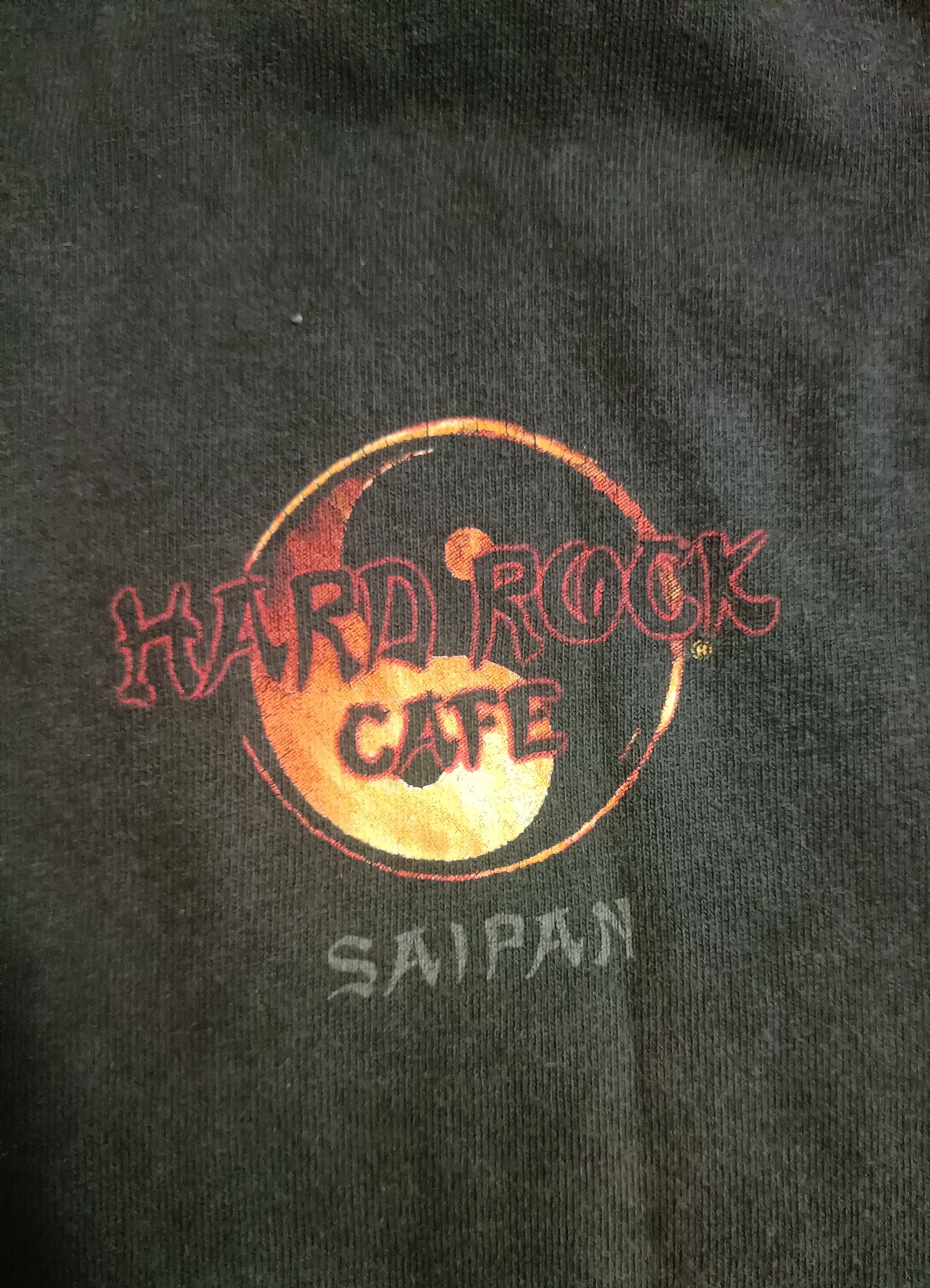 Hard Rock Cafe × Vintage Vintage HRC Glitters Saipan Dragon Size US L / EU 52-54 / 3 - 4 Thumbnail