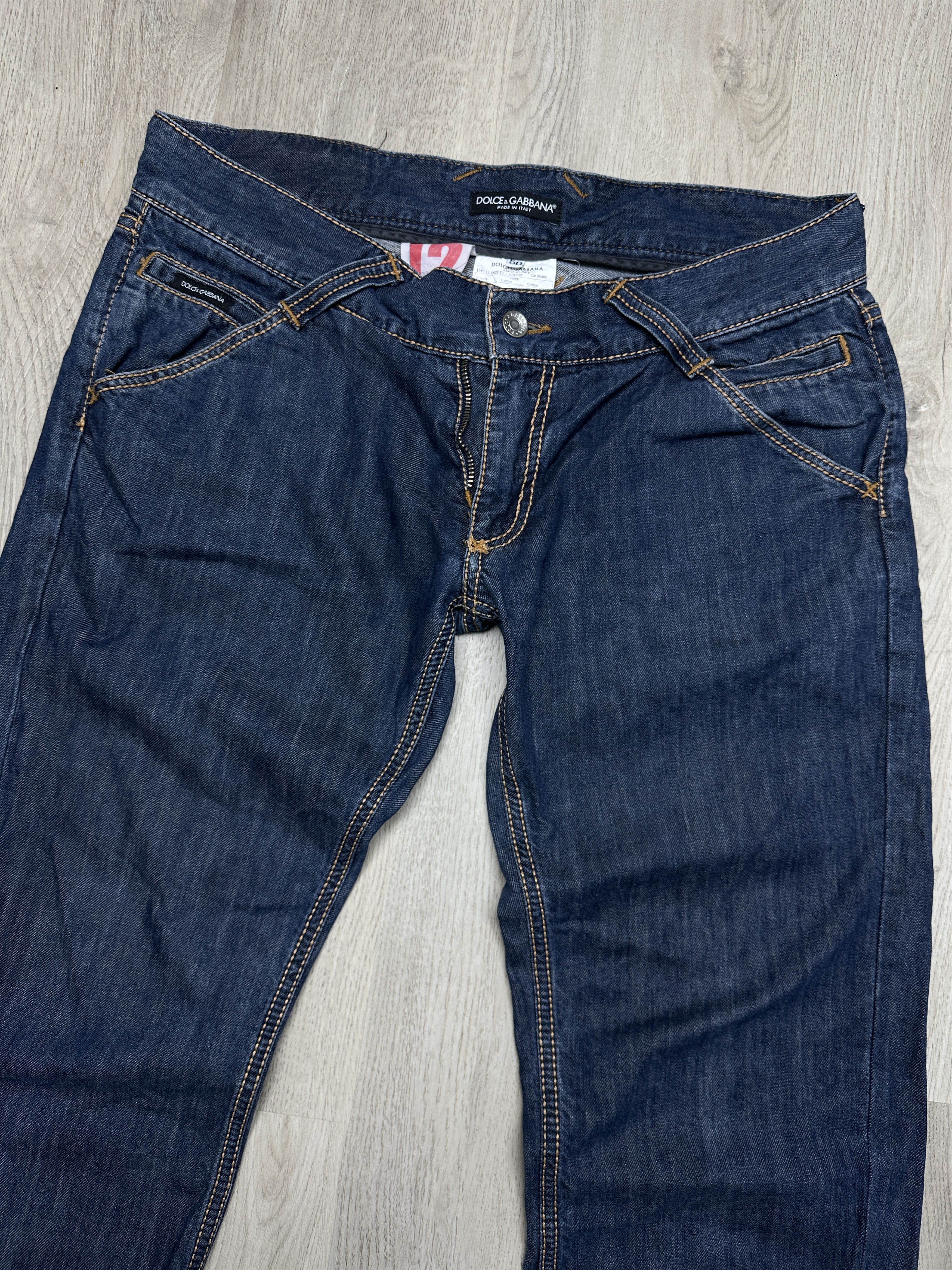 Dolce & Gabbana Dolce & Gabbana Mens LOW RISE Denim Pants Jeans Size US 34 / EU 50 - 2 Thumbnail