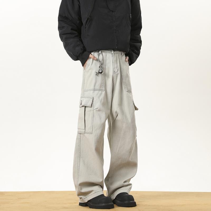 Japanese Brand × Jean Retro loose high street pocket jeans Size US 32 / EU 48 - 2 Thumbnail