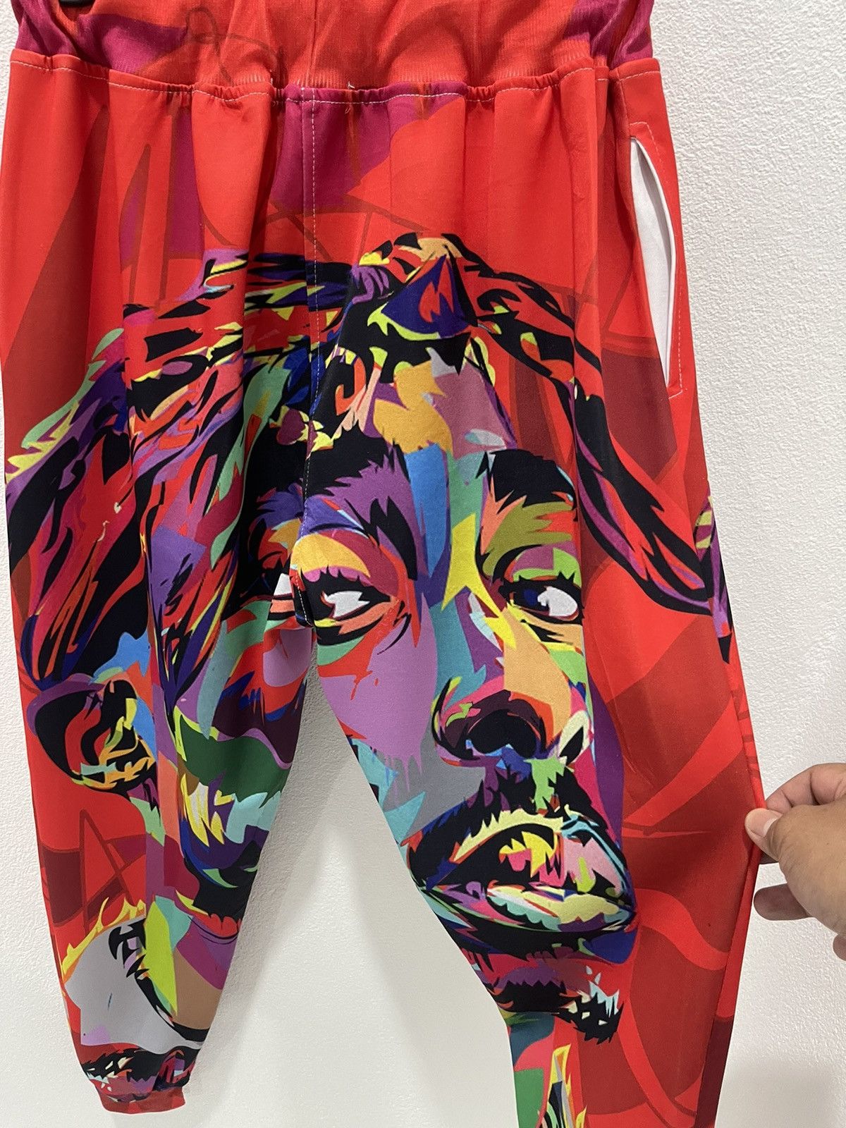 Japanese Brand 2pac 3D Print Casual Pants Unisex Tracksuit Fashion Size 29" - 7 Thumbnail