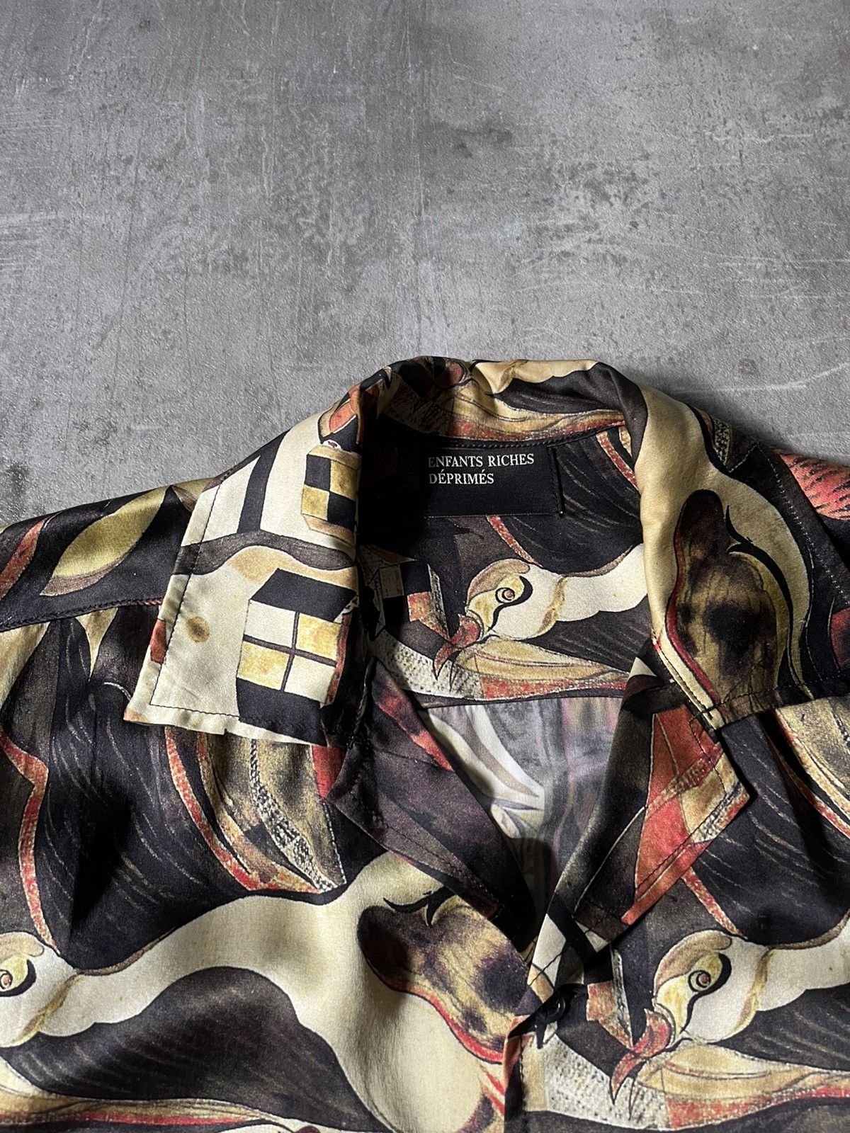 Enfants Riches Deprimes Enfants Riches Deprimes F/W 19 Broken Violin silk shirt Size US L / EU 52-54 / 3 - 6 Thumbnail