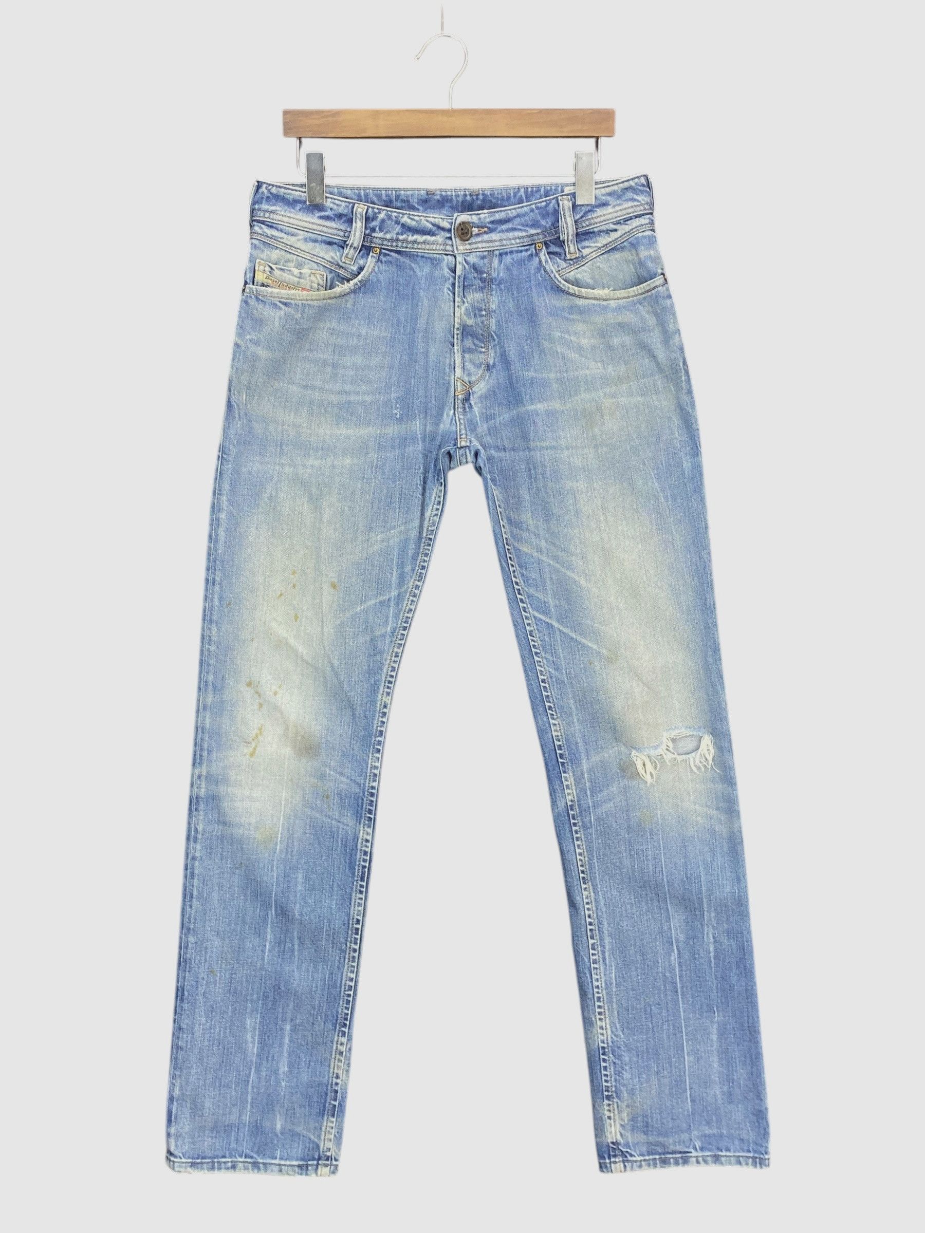 Diesel Diesel Distressed Jeans Faded Jeans Made in Italy Size US 31 - 2 Thumbnail
