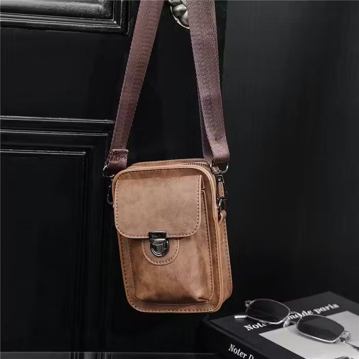 Japanese Brand Mini Crossbody Bag Pu Leather Bah Size ONE SIZE - 5 Thumbnail