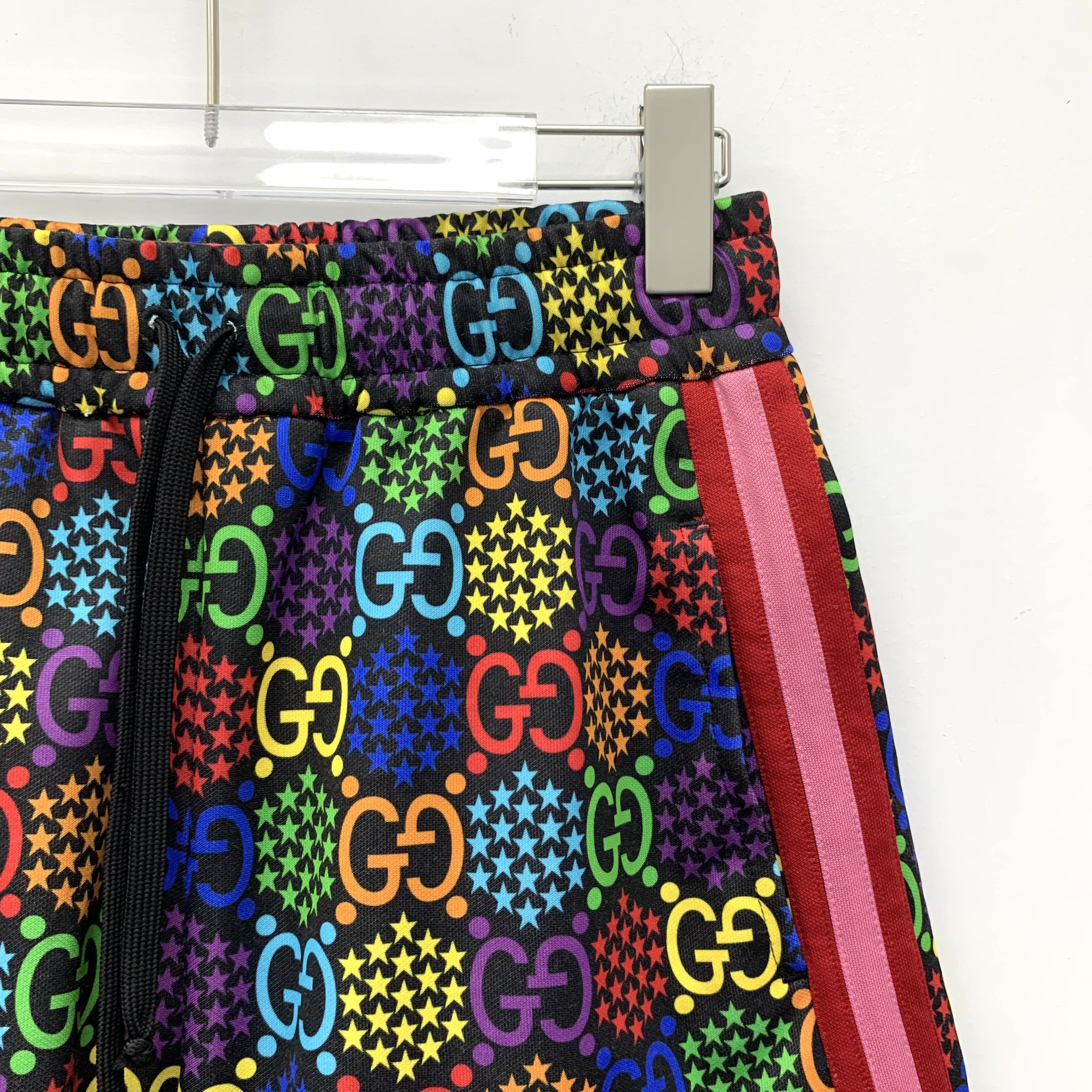 Gucci Gucci Cotton Rainbow Logo Print Shorts – Multicolor (Size S) Size 26" / US 2 / IT 38 - 5 Thumbnail