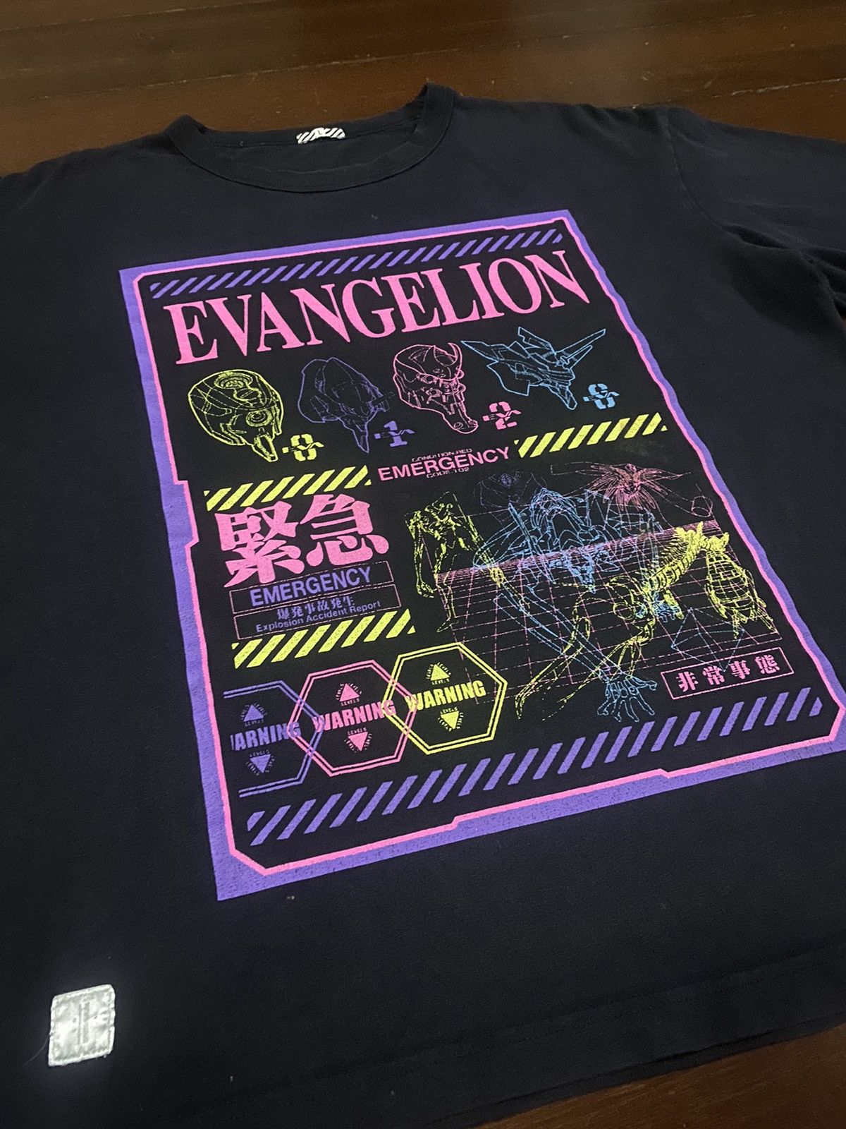 Anime × GU × Japanese Brand Fire Anime Neon Genesis Evangelion japan cartoon 90s Size US L / EU 52-54 / 3 - 5 Thumbnail